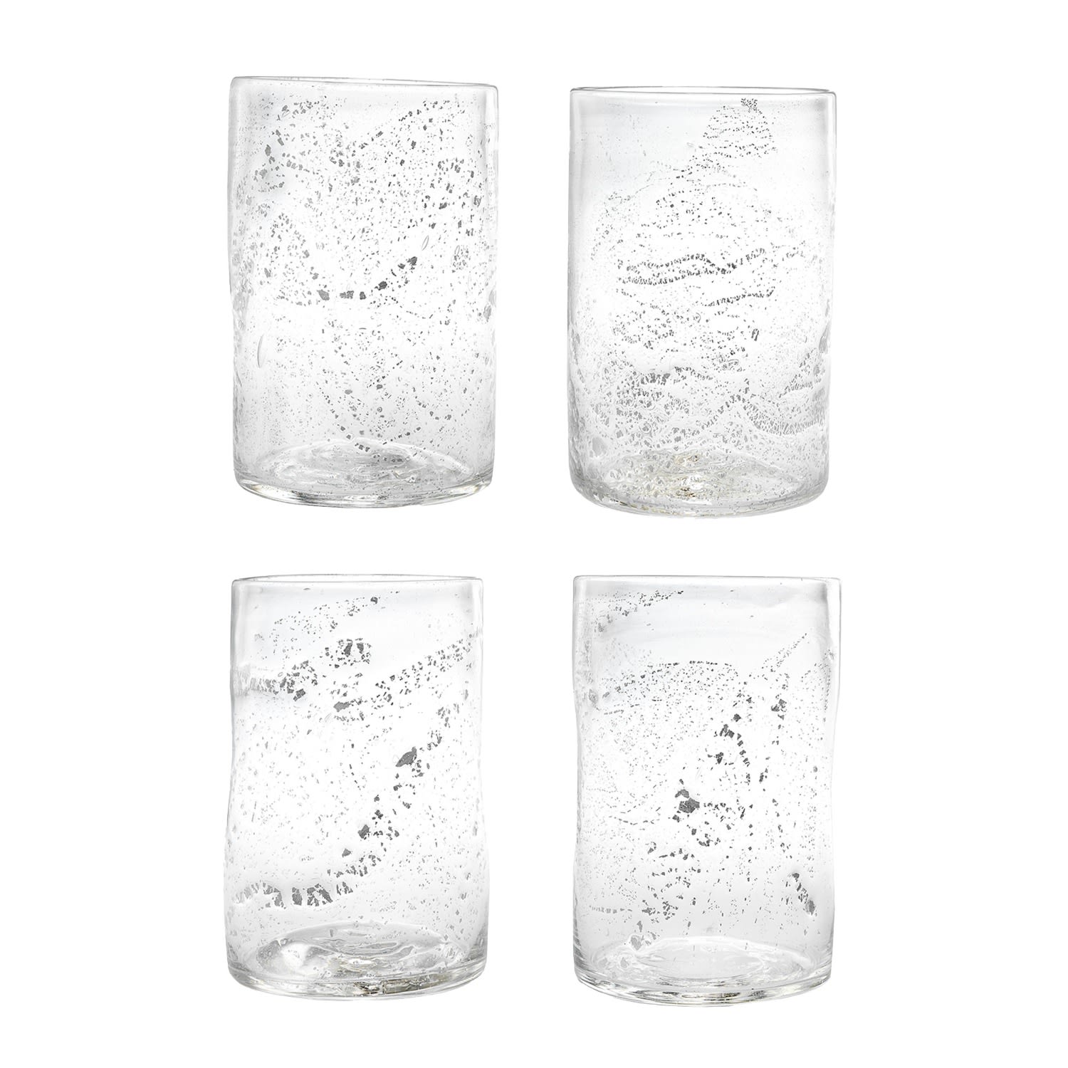 Fleck Tumblers, Silver Molten 1090