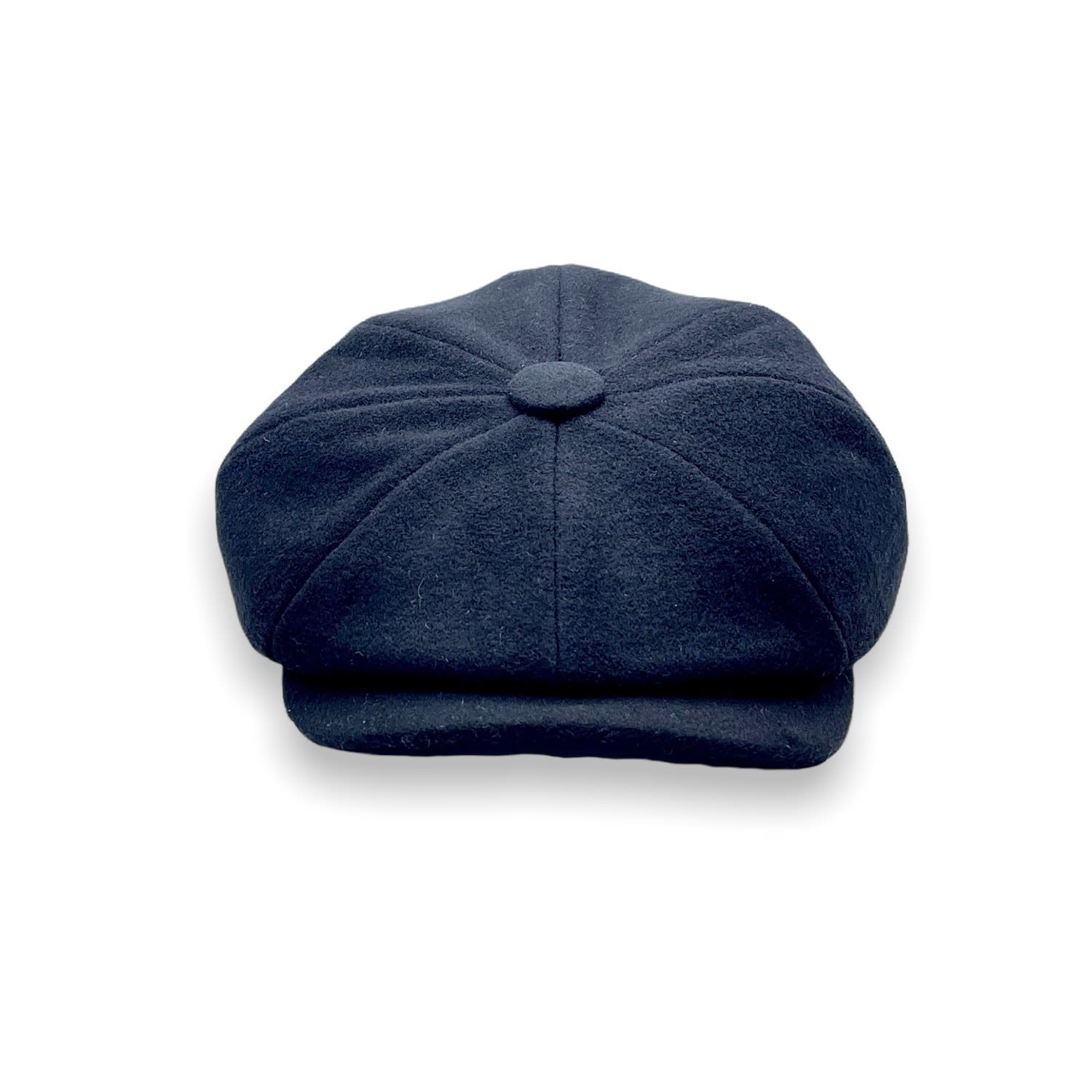 Men’s Alberts Ace Bakerboy Cap In Black Cashmere Wool Small Mister Miller - Master Hatter