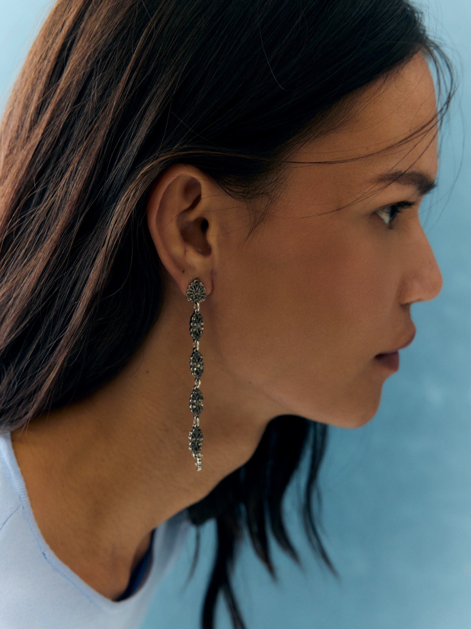Sita Nevado Women's Gotitas Earrings - Silver In Silver