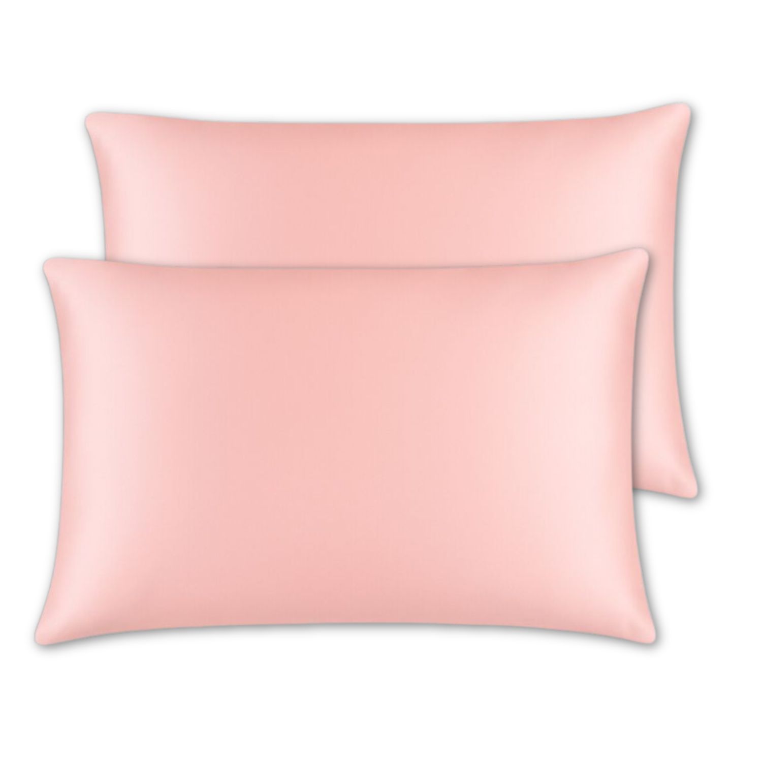 Hi Silk Pink Mulberry Silk Housewife Pillowcase Set Of Two - Twenty Five Momme