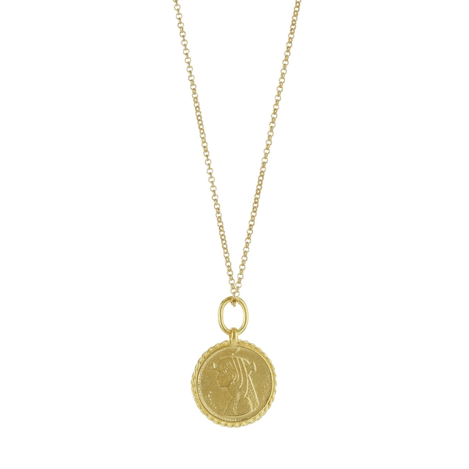 Egyptian coin necklace sale