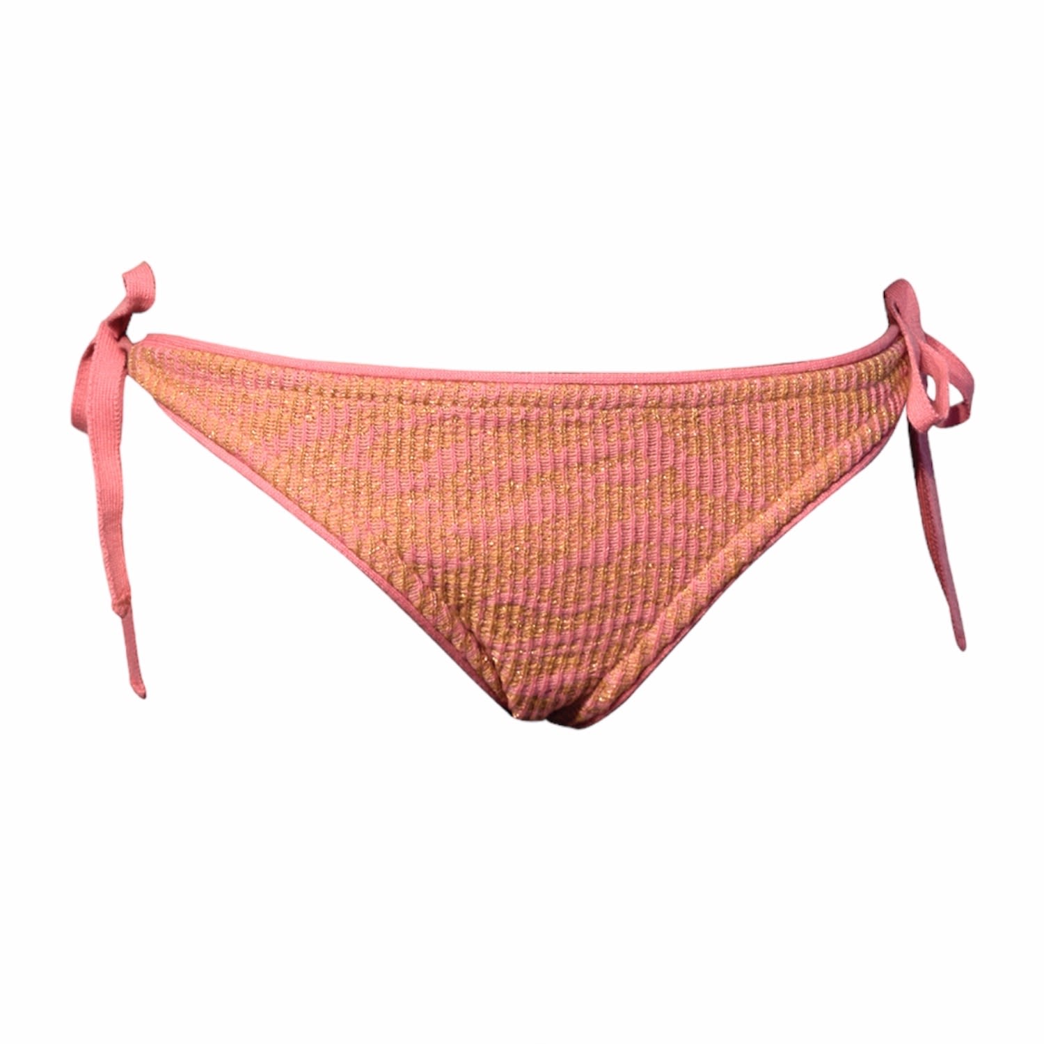 Women’s Gold / Pink / Purple Harper Brazilian Bikini Bottom Small Maria Aristidou