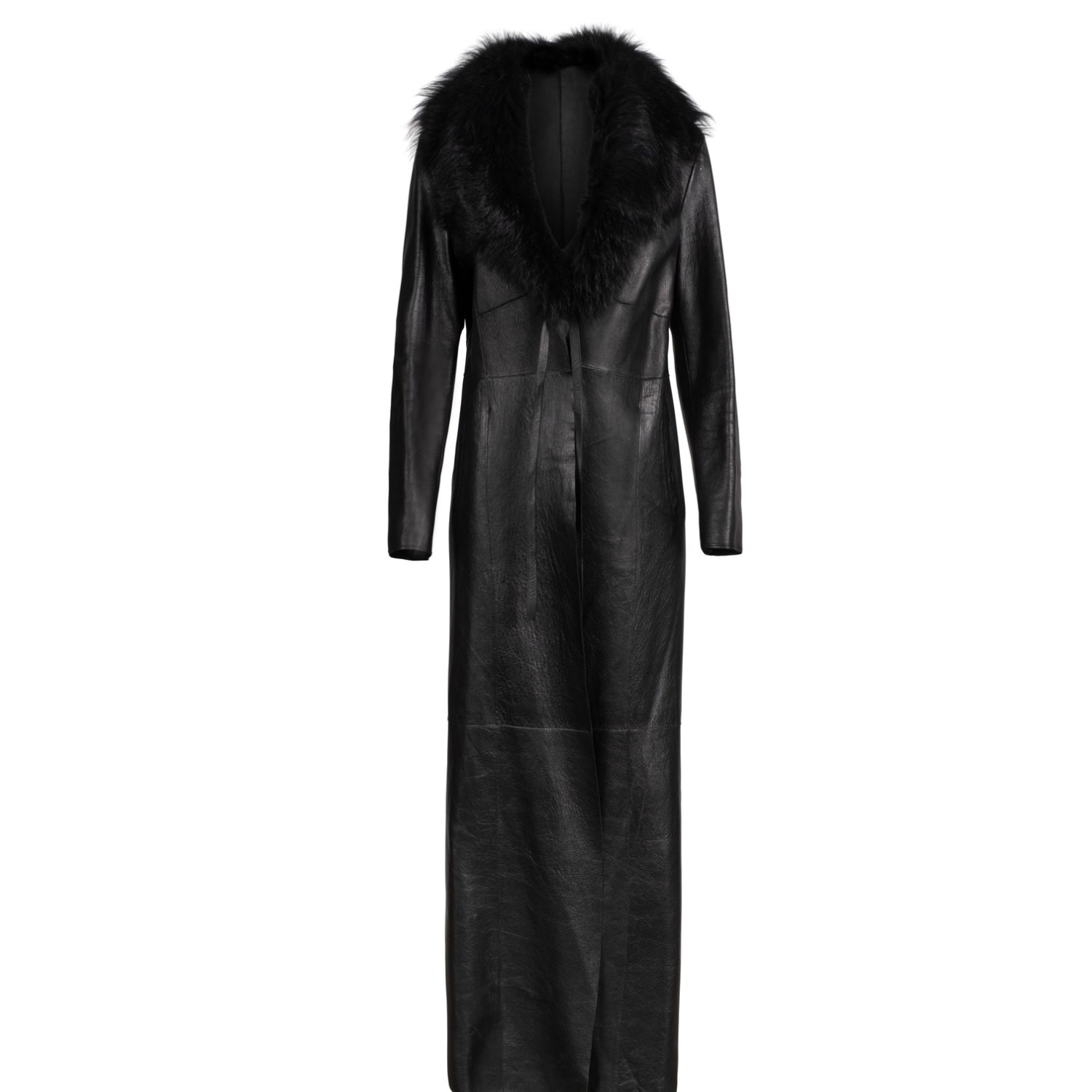 Heira Leatherwear Women's Black Nightfall Trenchcoat