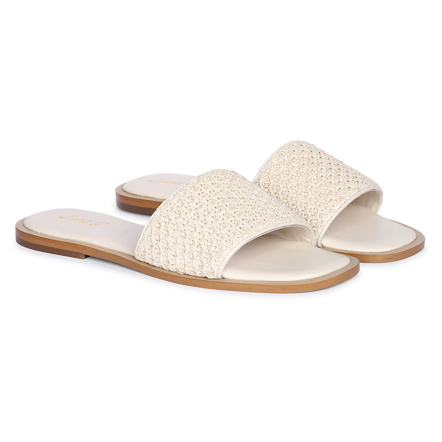 Saint G Women's Neutrals Oli - Flats Natural In Black