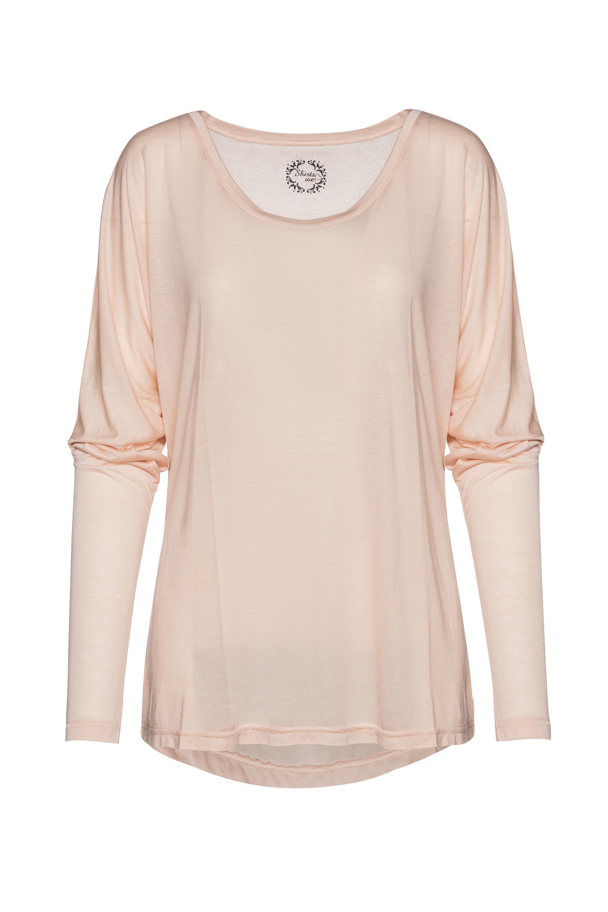 Conquista Women's Pink / Purple Light Pink Top With Batwing Sleeves In Pink/purple