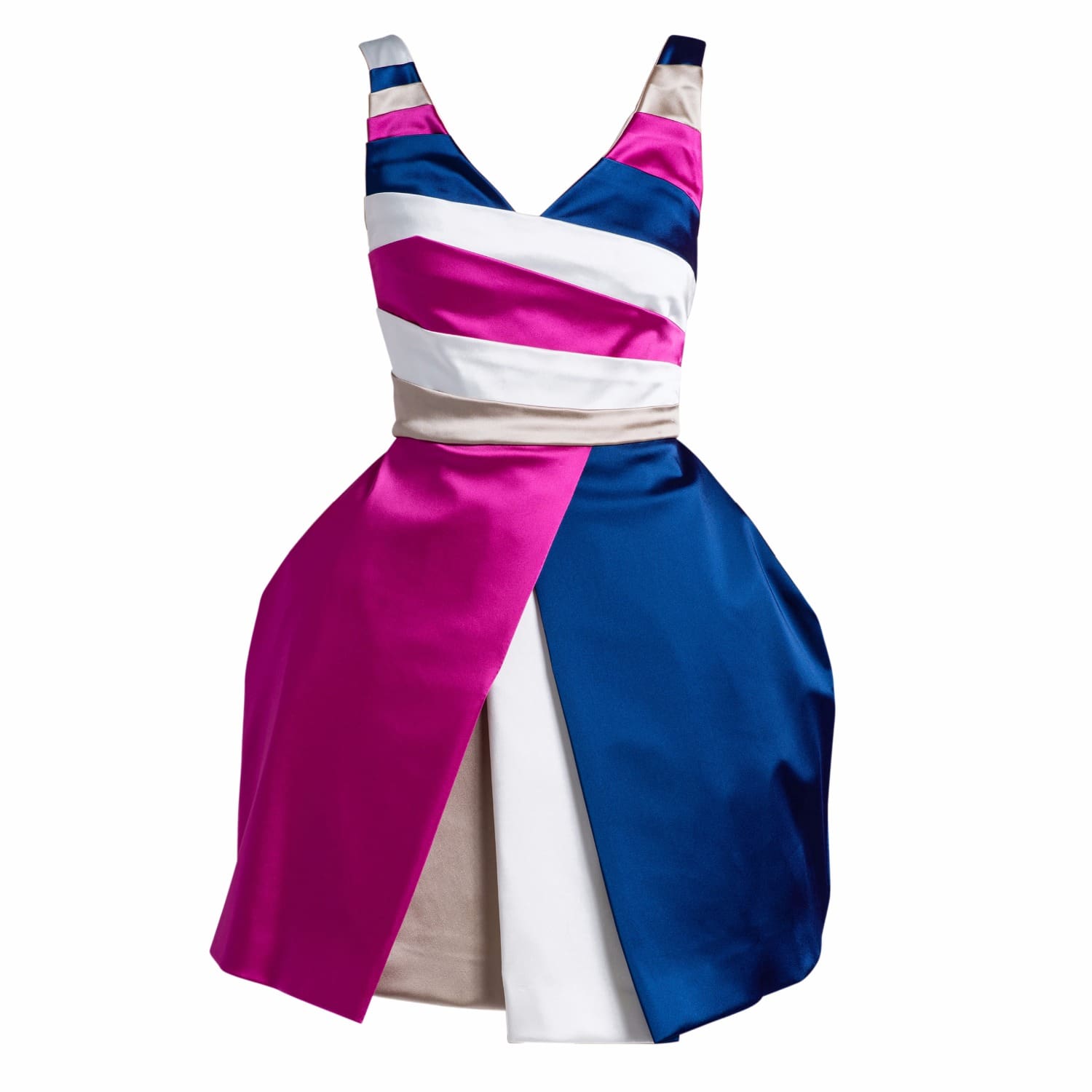 rainbow cocktail dress