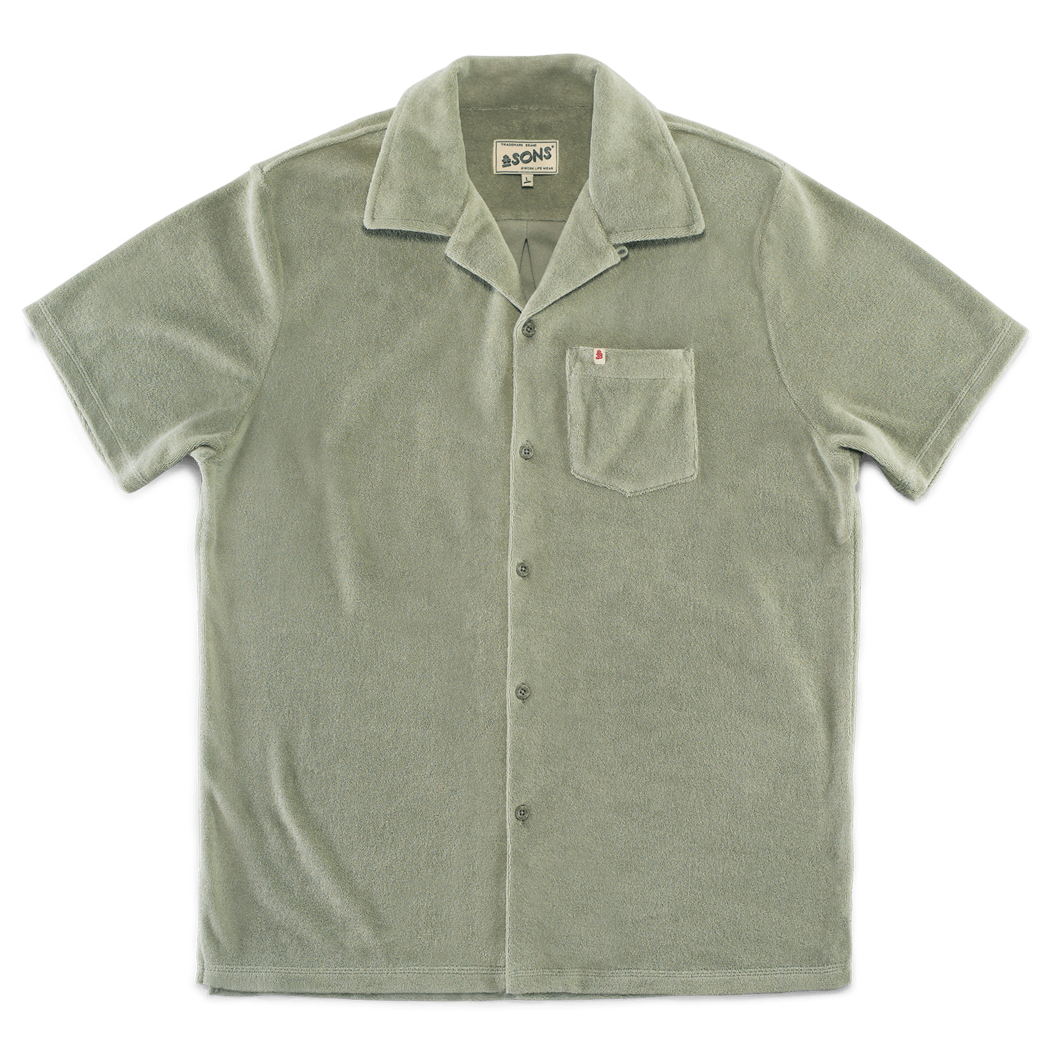 &sons Trading Co Men's Neutrals / Green Maywood Shirt Seagrass Green