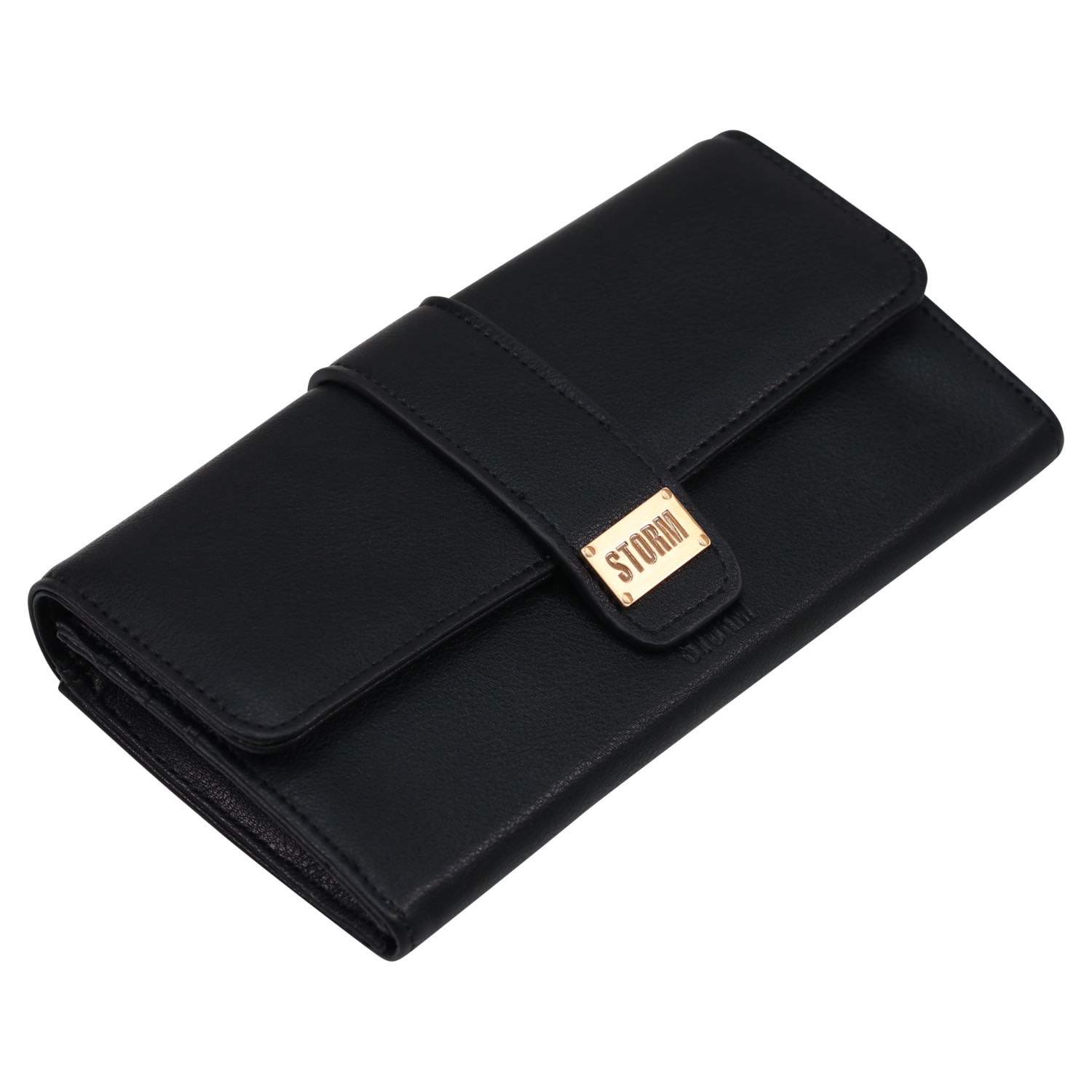 Women's Hera Long Envelope Wallet Black | Storm