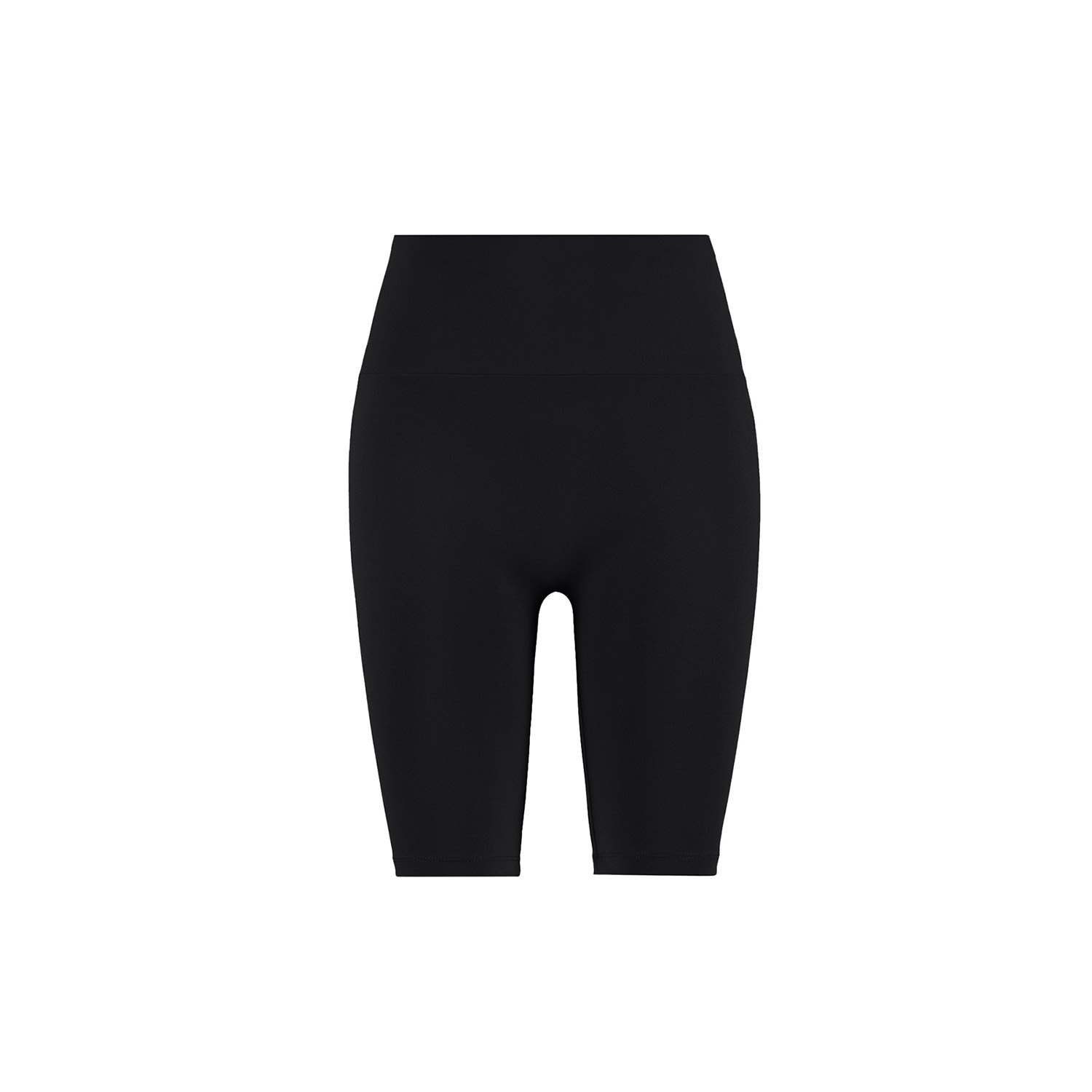 Yes Flâneuse Women's Erin Ruffles Edition Silky Soft Biker Leggings Black Beauty In Black