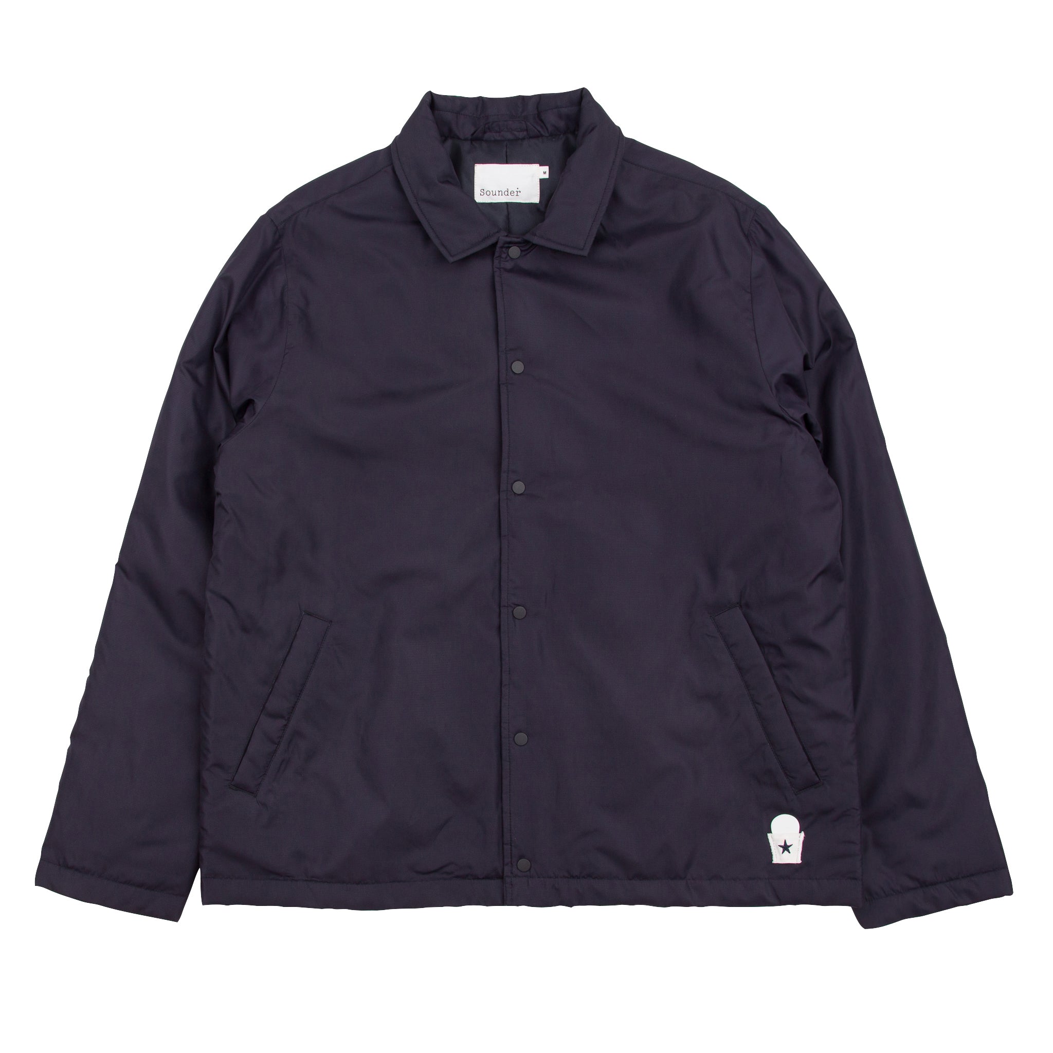 Men’s Black Shivas Puff Jacket - Deep Navy Ripstop Extra Large Sounder