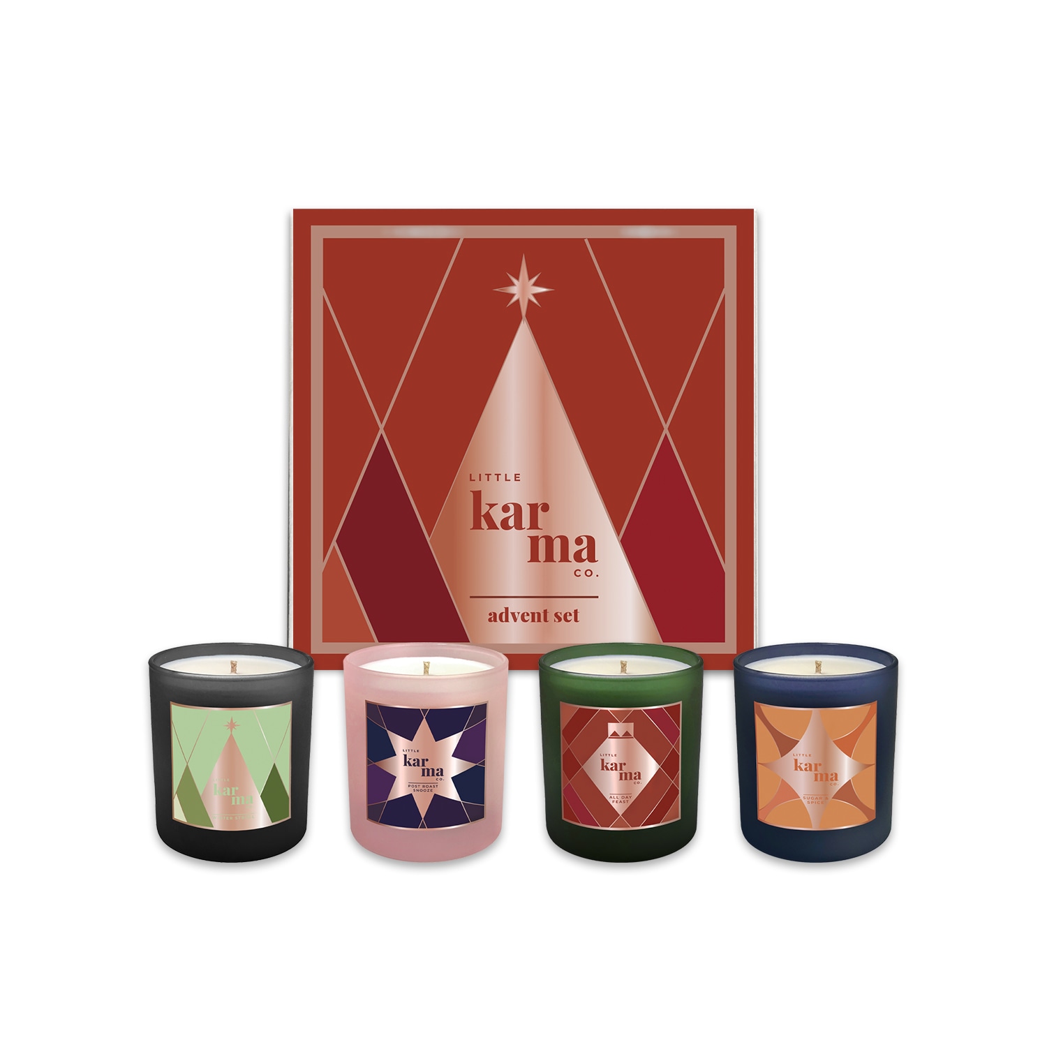 Little Karma Co. Ltd Advent Scented Christmas Candle Gift Set
