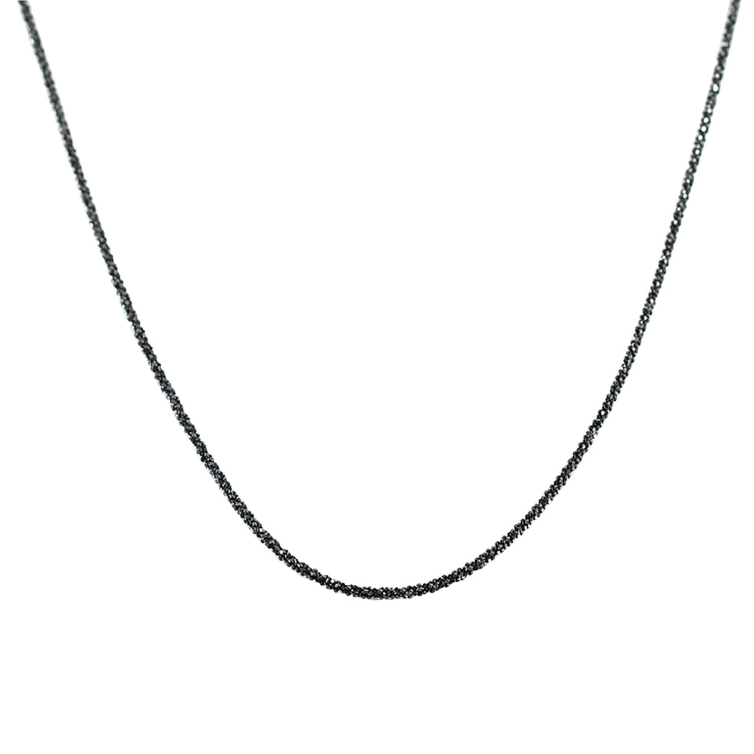 Black And Wild Women's Black Silver Necklace In Black