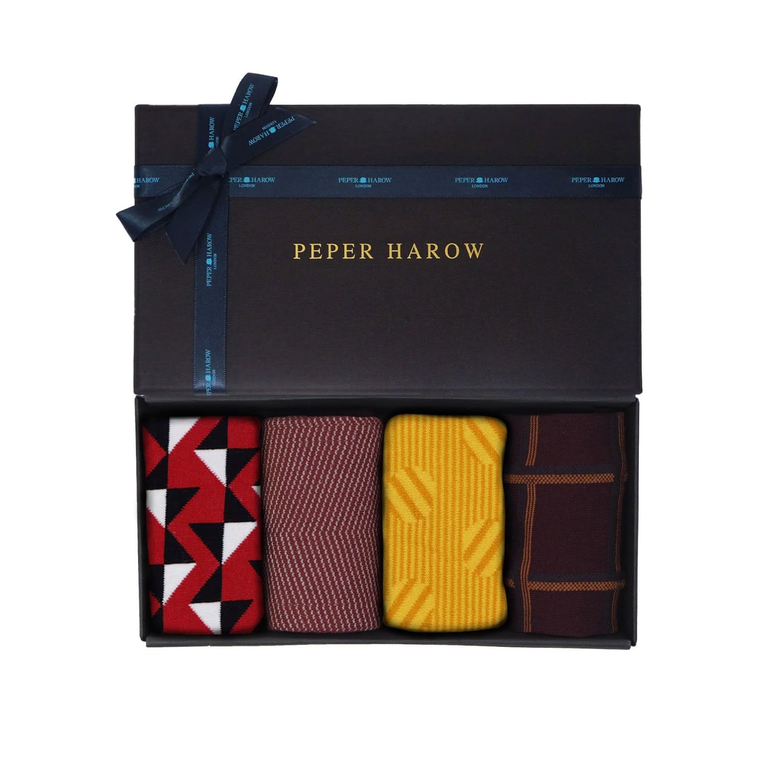 Peper Harow - Made In England Ember Men's Gift Box In Eed/orange/red
