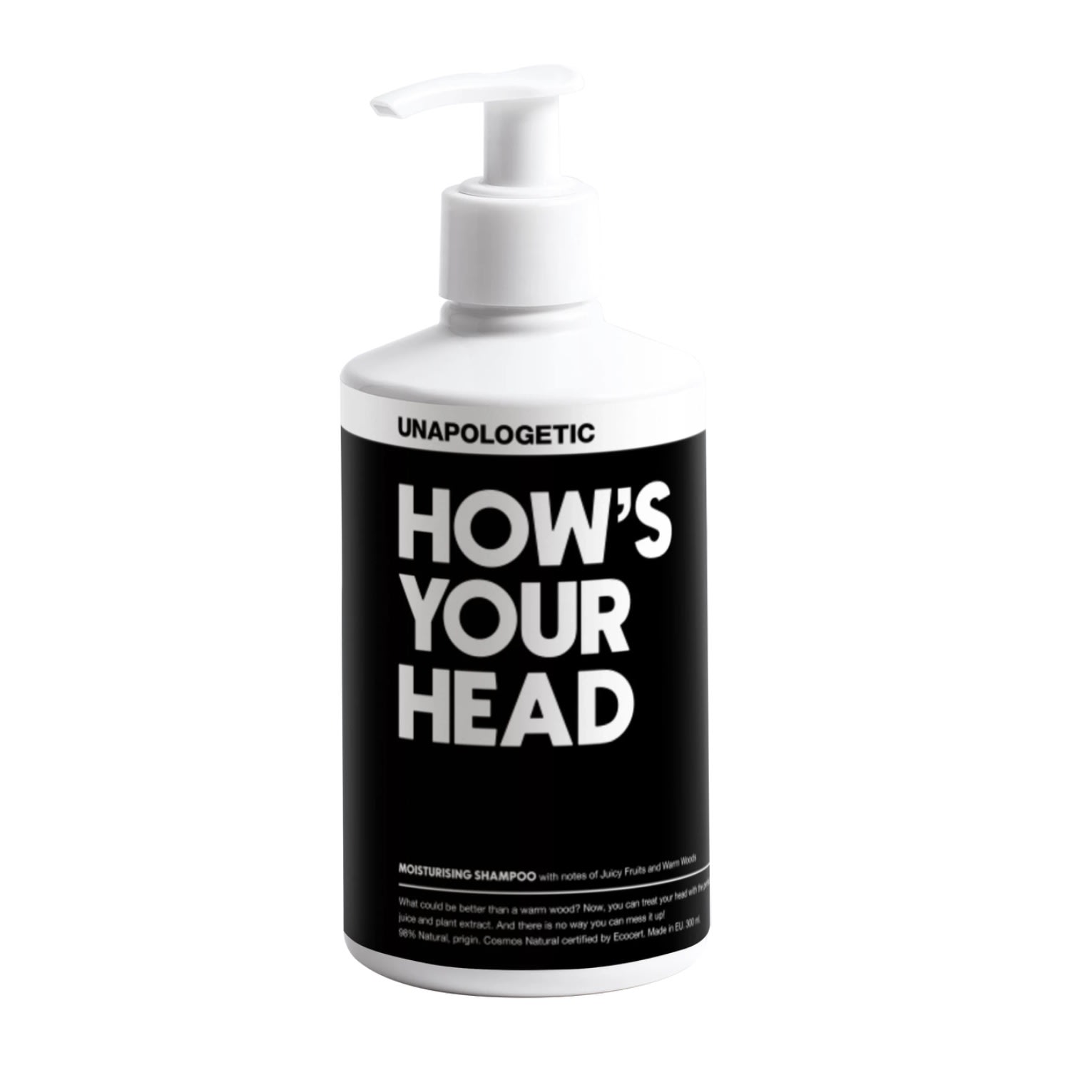 Unapologetic White How's Your Head?  Moisturising Shampoo