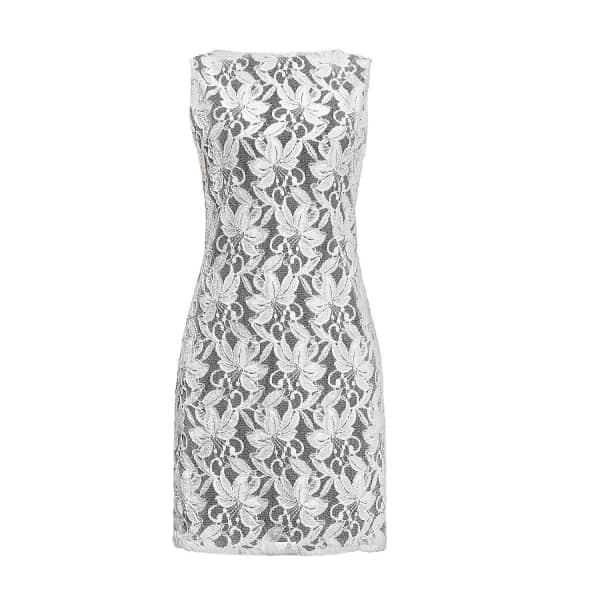 Rumour London Chelsea Sleeveless Lace Overlay Dress In Overlay