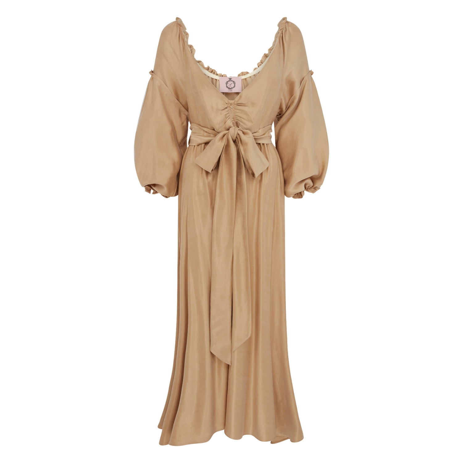 Women's Gold Bow Bell The Countess Dress | Small | Lisa the Label