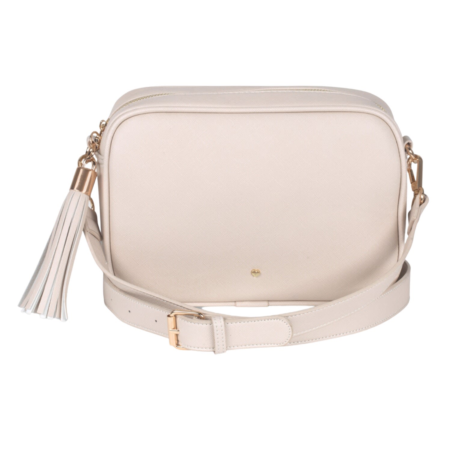 Women’s Neutrals Logan Crossbody Bag - Ecru Jlr London