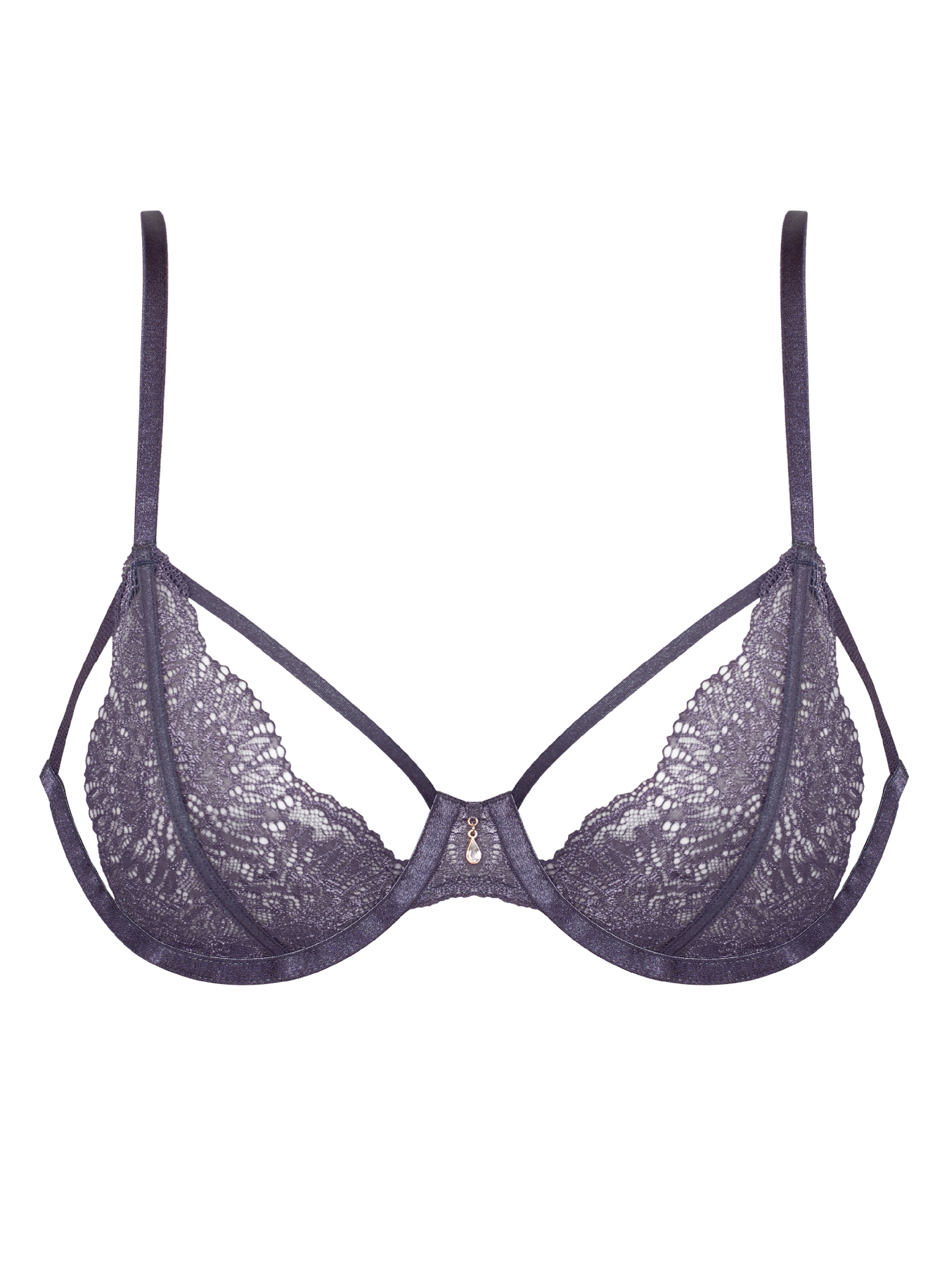 Pamela Ouvert Bra Royal Blue by BonBon Lingerie