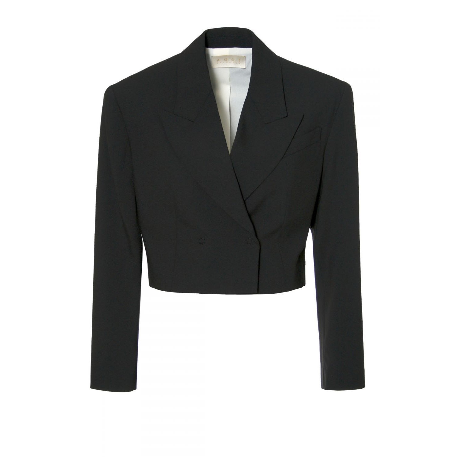 Women’s Giorgia Neutral Black Blazer Extra Small Aggi