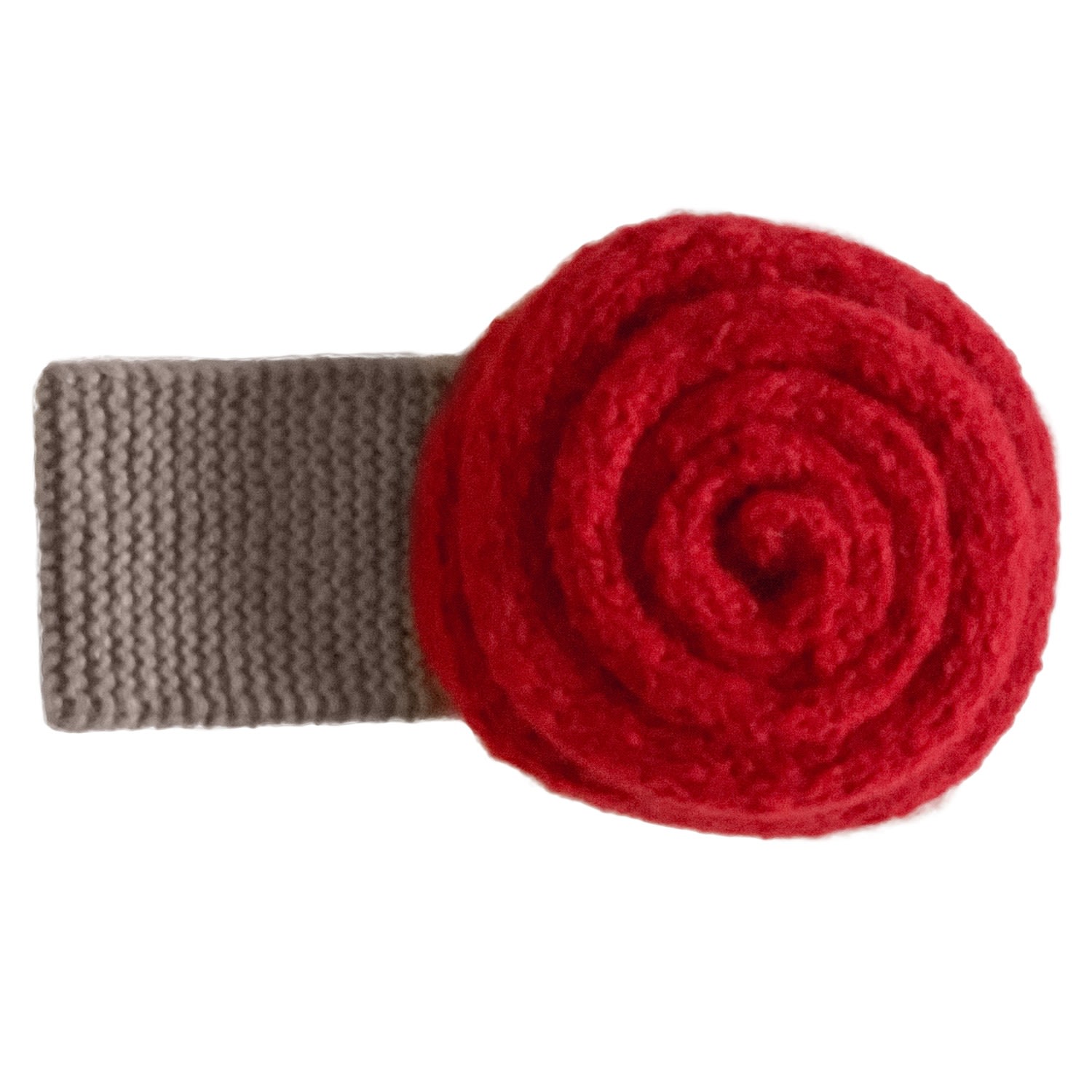 Women’s Snow Polo Cashmere Fascinator In Red & Taupe Grace Cashmere Zurich