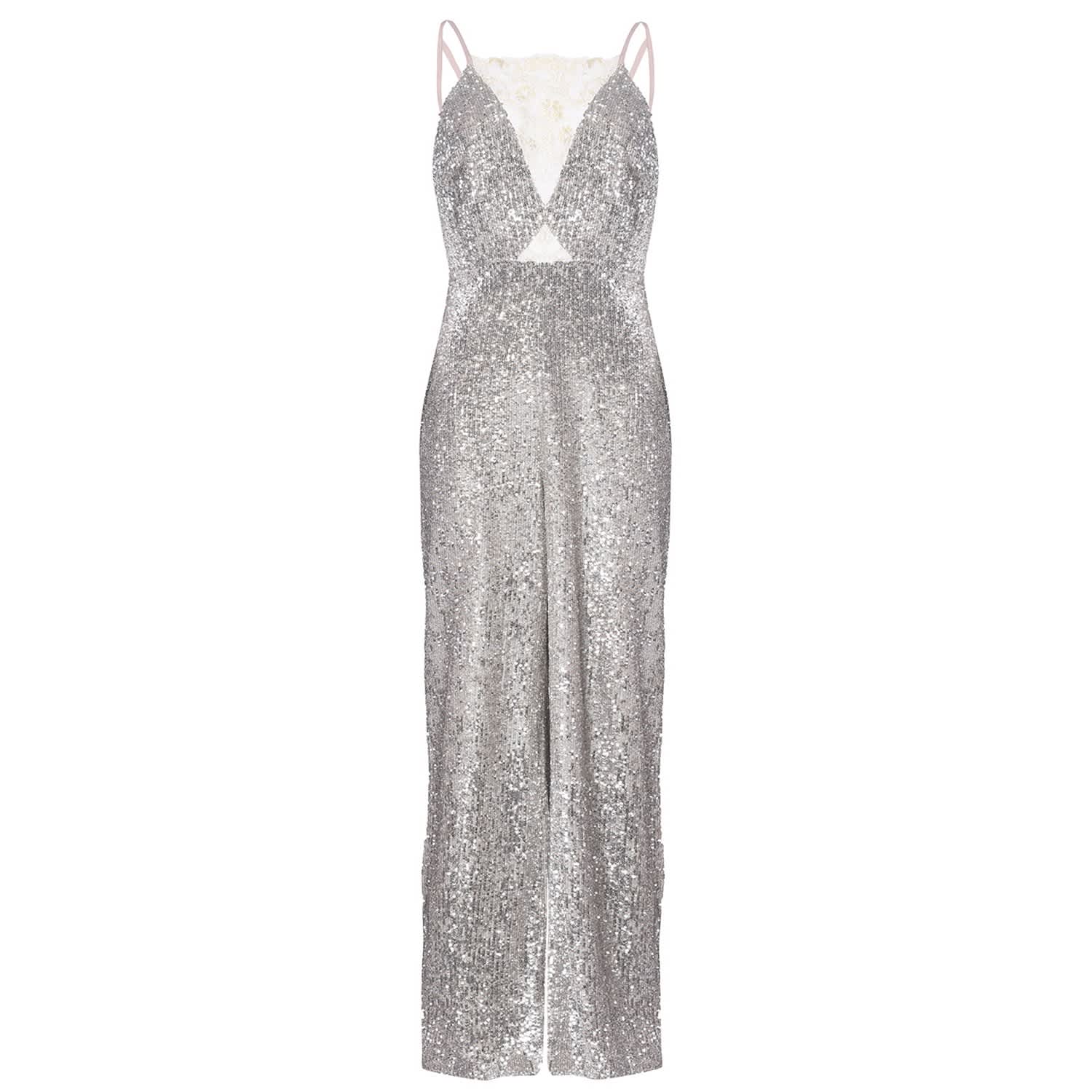 white low back jumpsuit