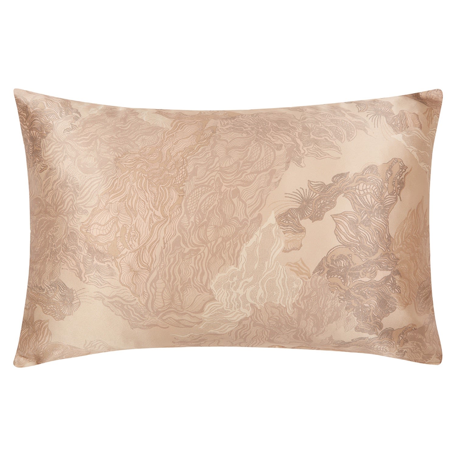 Genevie Neutrals / Rose Gold Sirens Silk Pillowslip