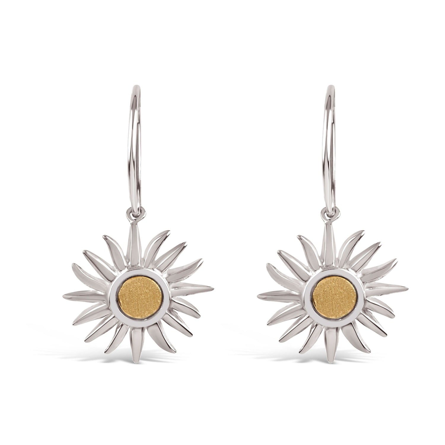 Dinny Hall Women's Silver My World Sun Charm Drops