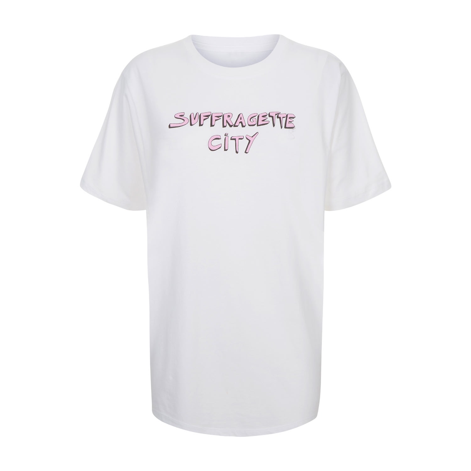 Women’s White Bella Freud Suffragette City T-Shirt Extra Large Plinth