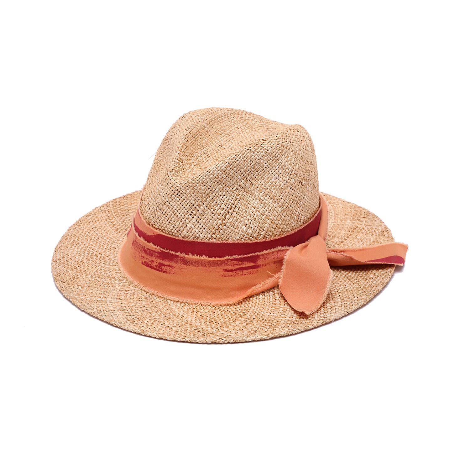 Women’s Neutrals Handmade Straw Fedora Hat Extra Small Justine Hats