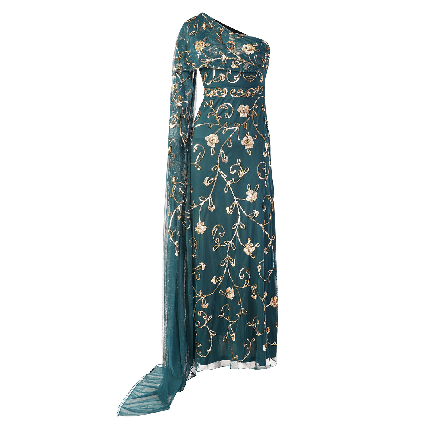 Raishma Women's Green Therese Gown In Gray