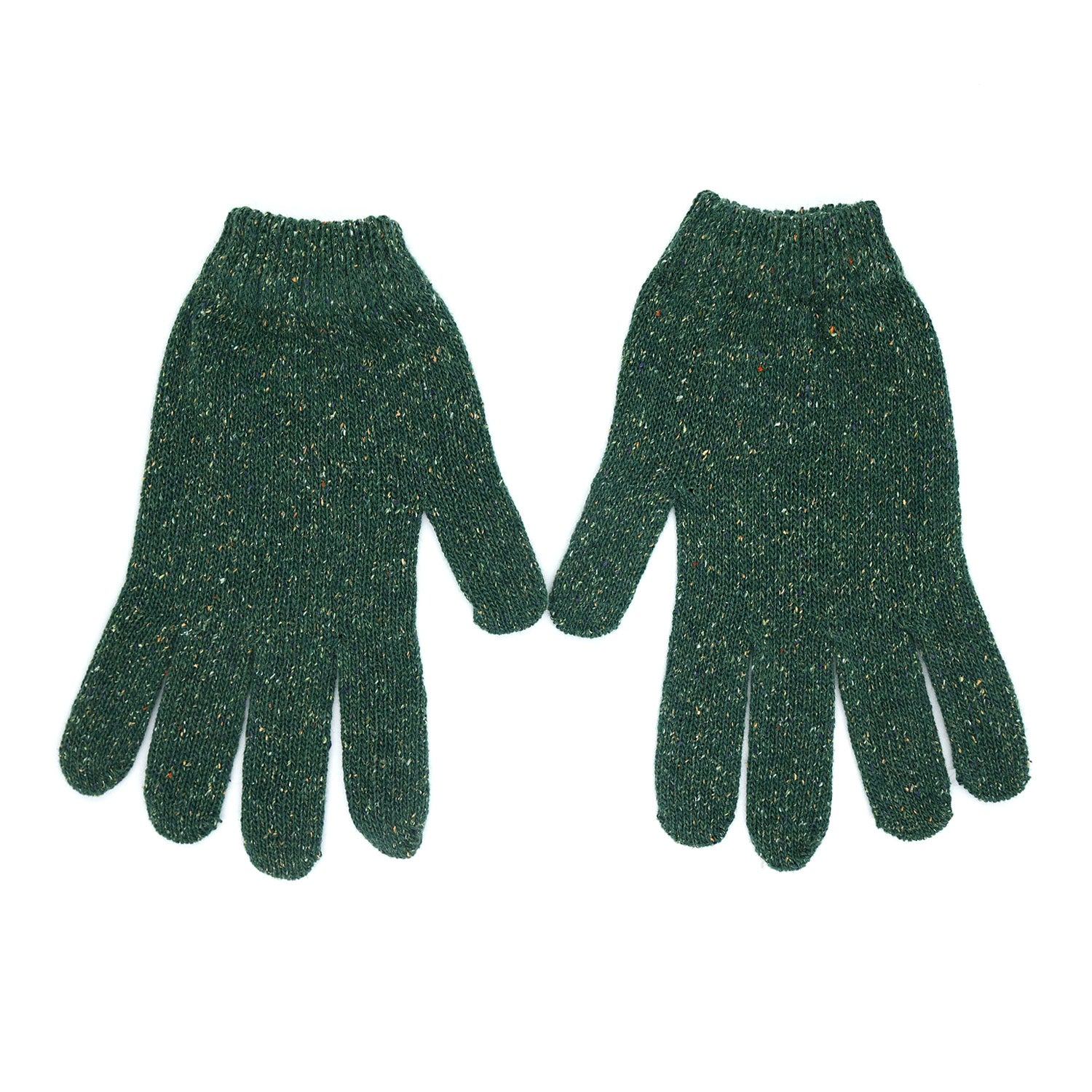 Maison Bogomil Women's Dark Green Melange Gloves In Green
