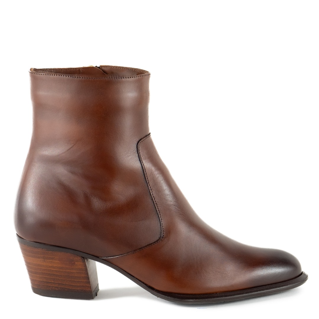 Keith Scarrott Shoes Women's Brown Asinara Tan Ankle Boot In Brown