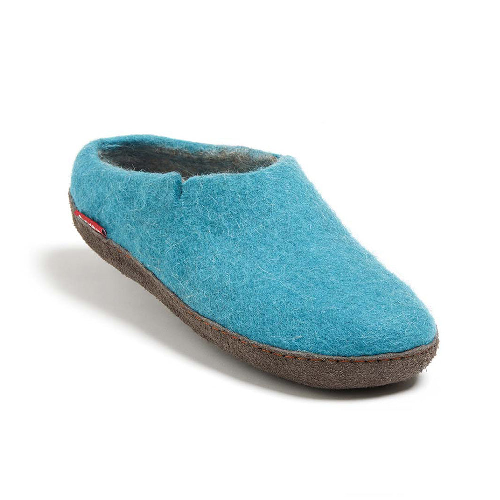 Women’s Classic Slipper - Light Blue With Suede Sole 5 Uk Betterfelt