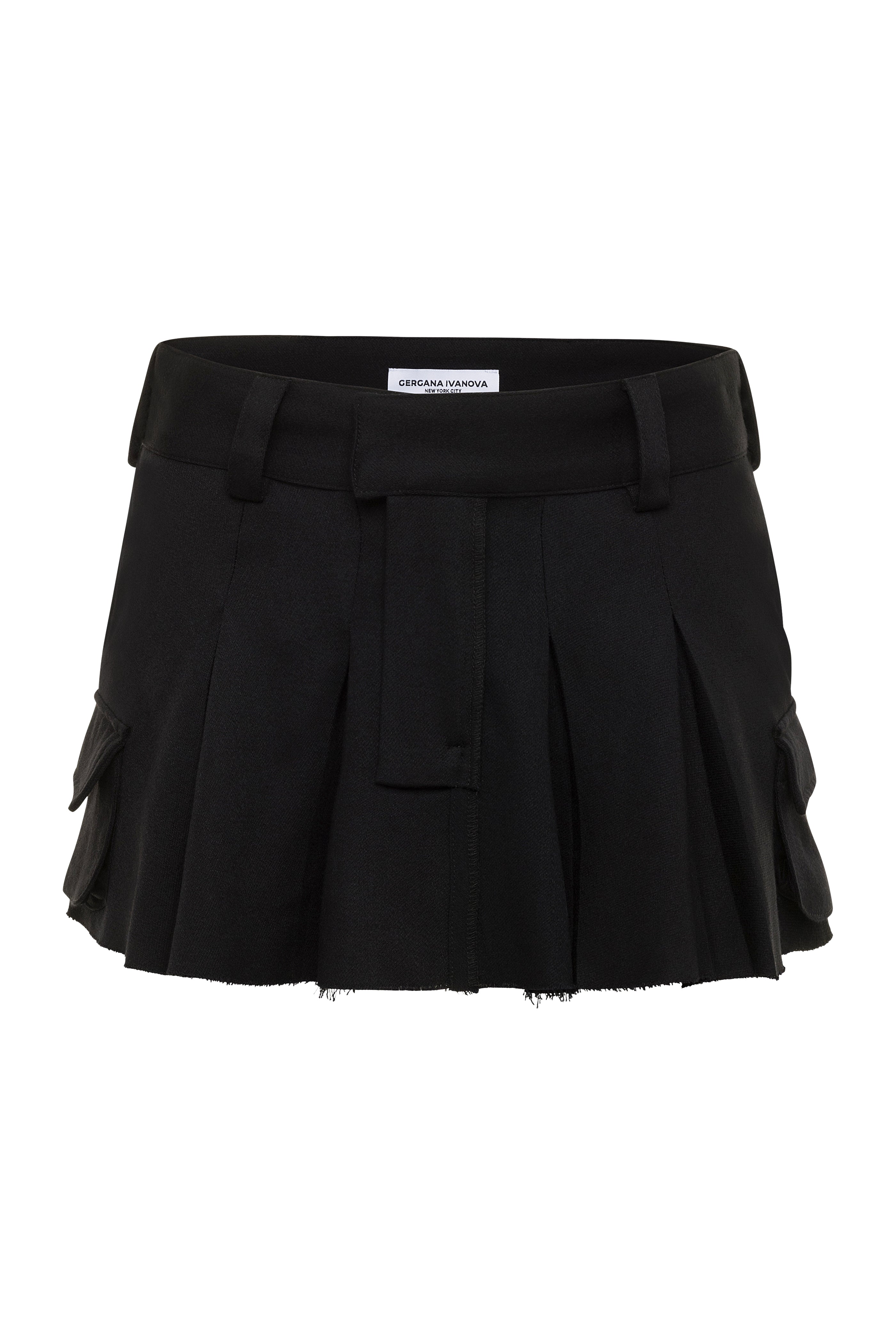 Gergana Ivanova Women's Giselle Skirt In Black In Black