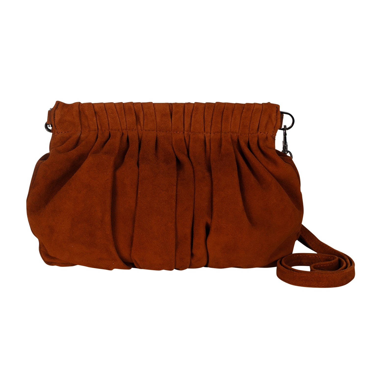 Women’s Brown Elsie Clutch In Spice Suede Taylor Yates