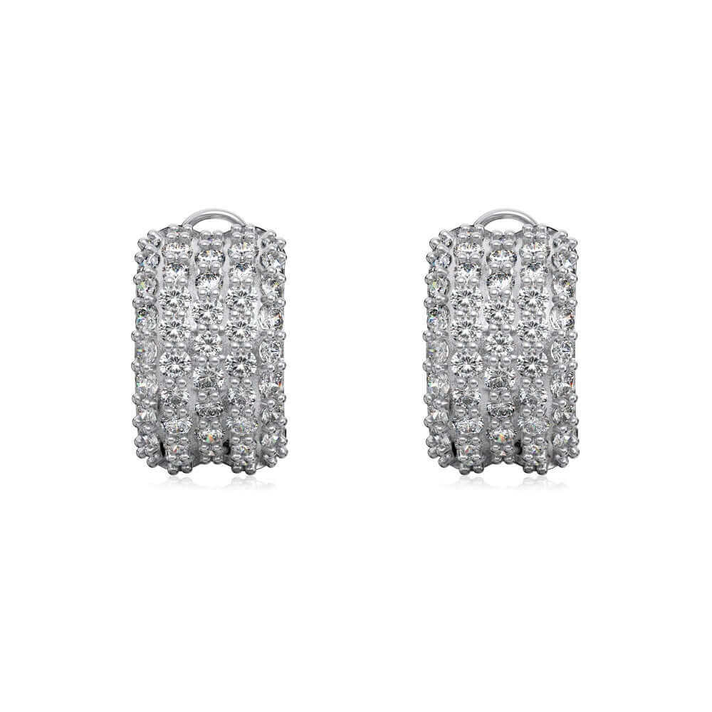 Viviana Halil Women's The Amira Premium Zirconia Earrings In Sterling Silver