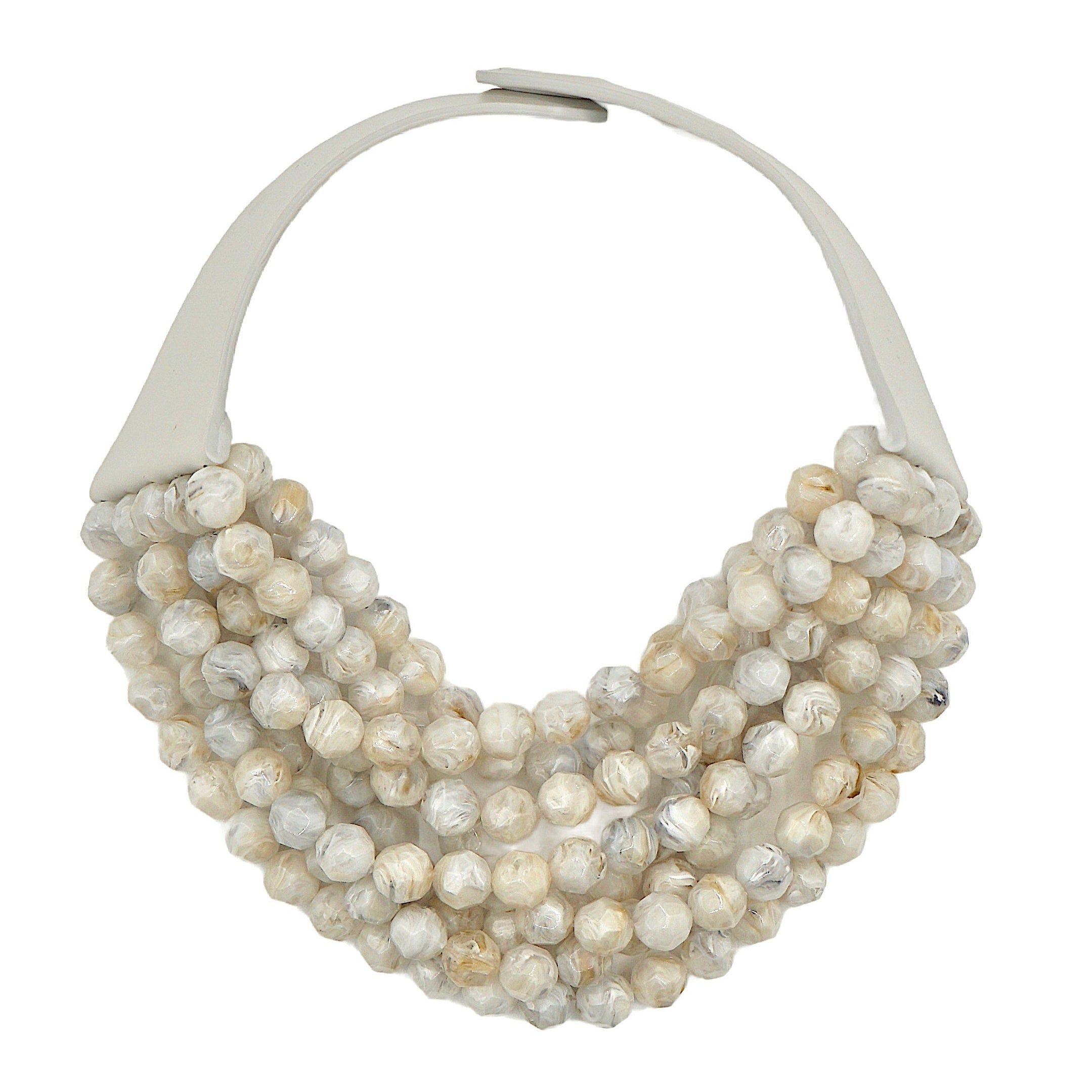 Fairchild Baldwin Women's Neutrals Bella Marble Stone Necklace In Neutral