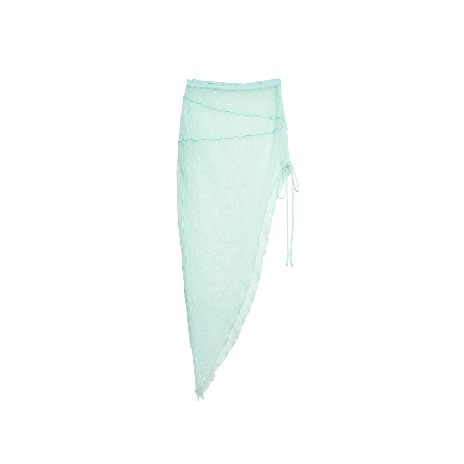 Audrey Vallens Women's Green Miss Av Lace Skirt In Green