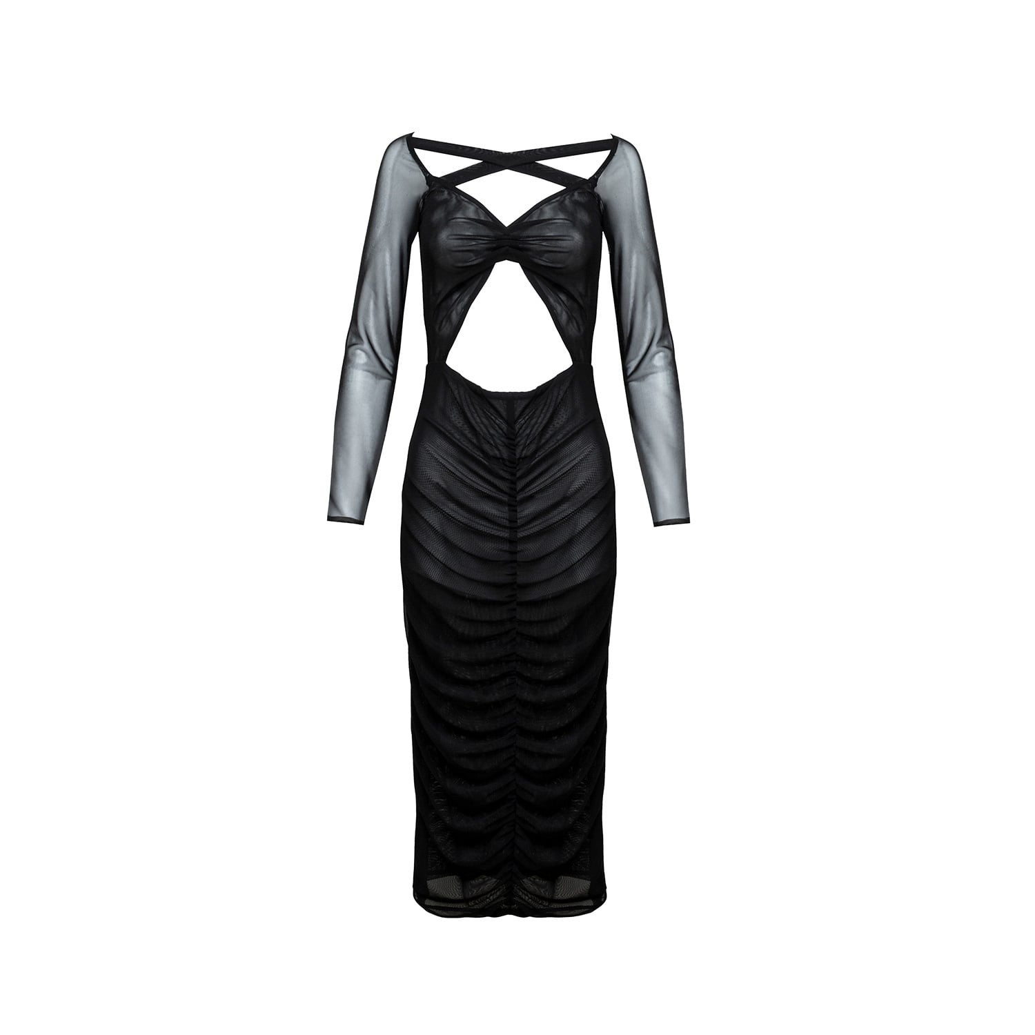 Audrey Vallens Women's Black Miss Av Charlotte Dress In Black