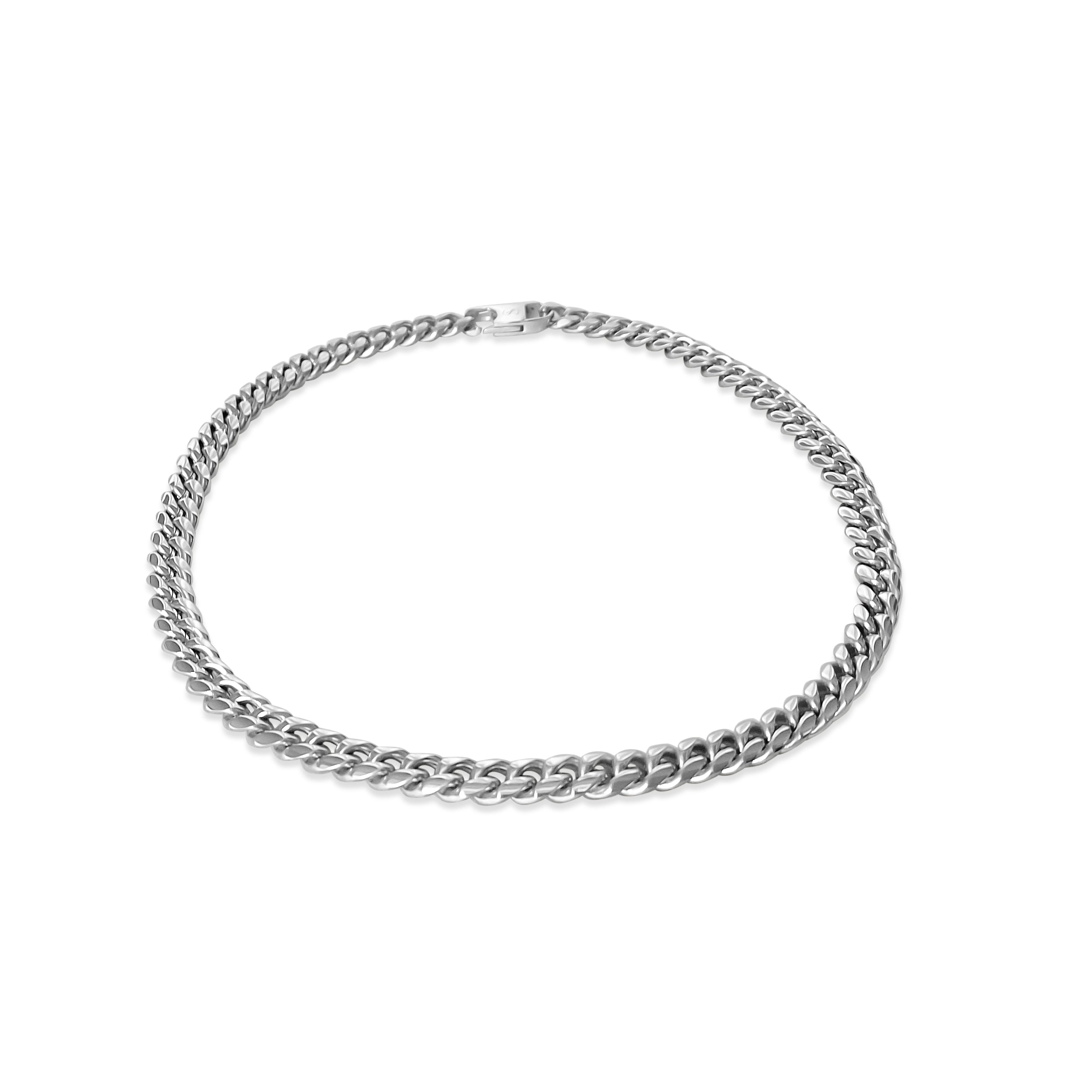 Anisa Sojka Women's Silver Mini Chain Link Necklace In Metallic