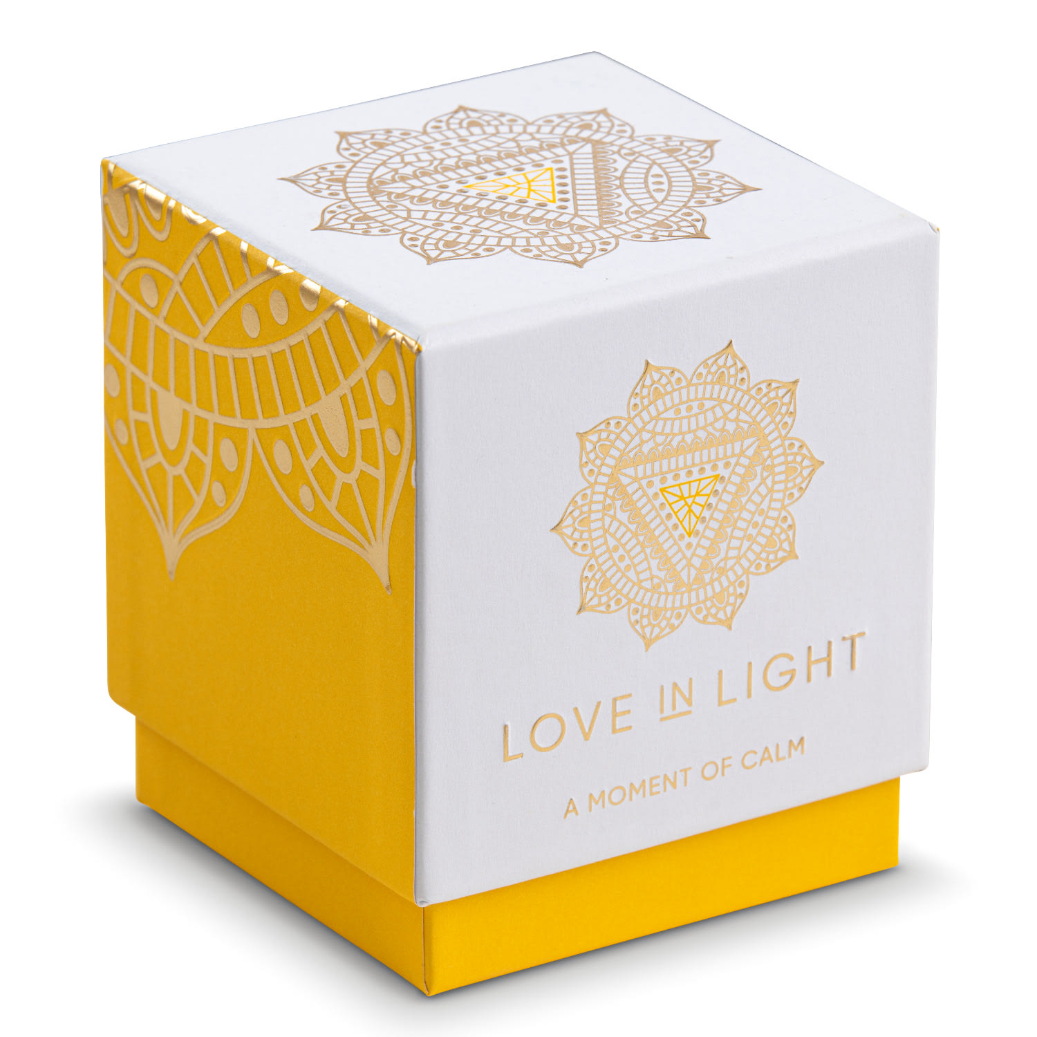 Yellow / Orange Solar Plexus Chakra Candle Love in Light