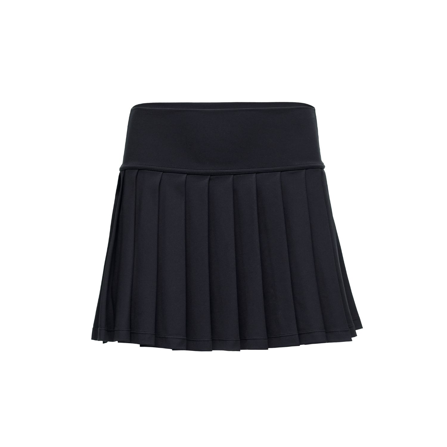 Goldie Byrd Pleated Skirt In Black