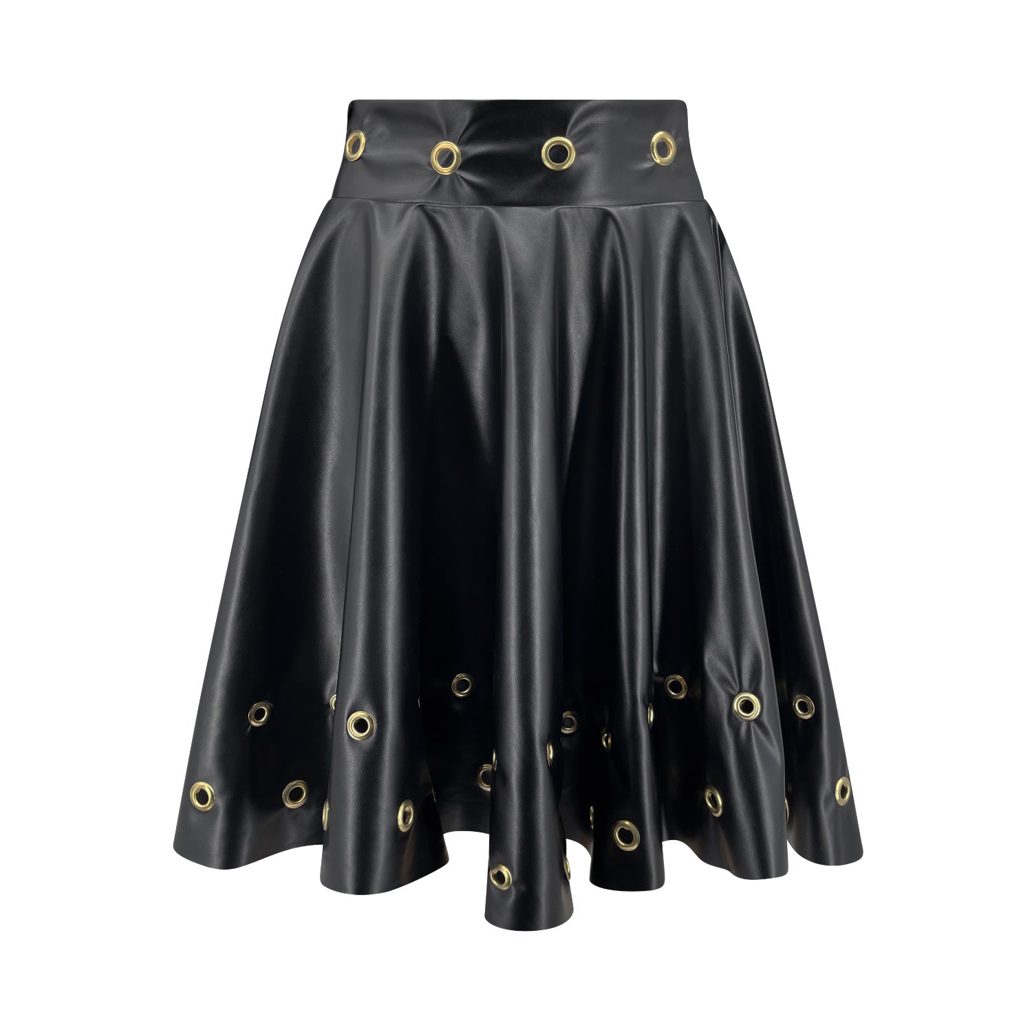 Maui X Lolita Women's Black Duchess High-waisted Skirt In Black
