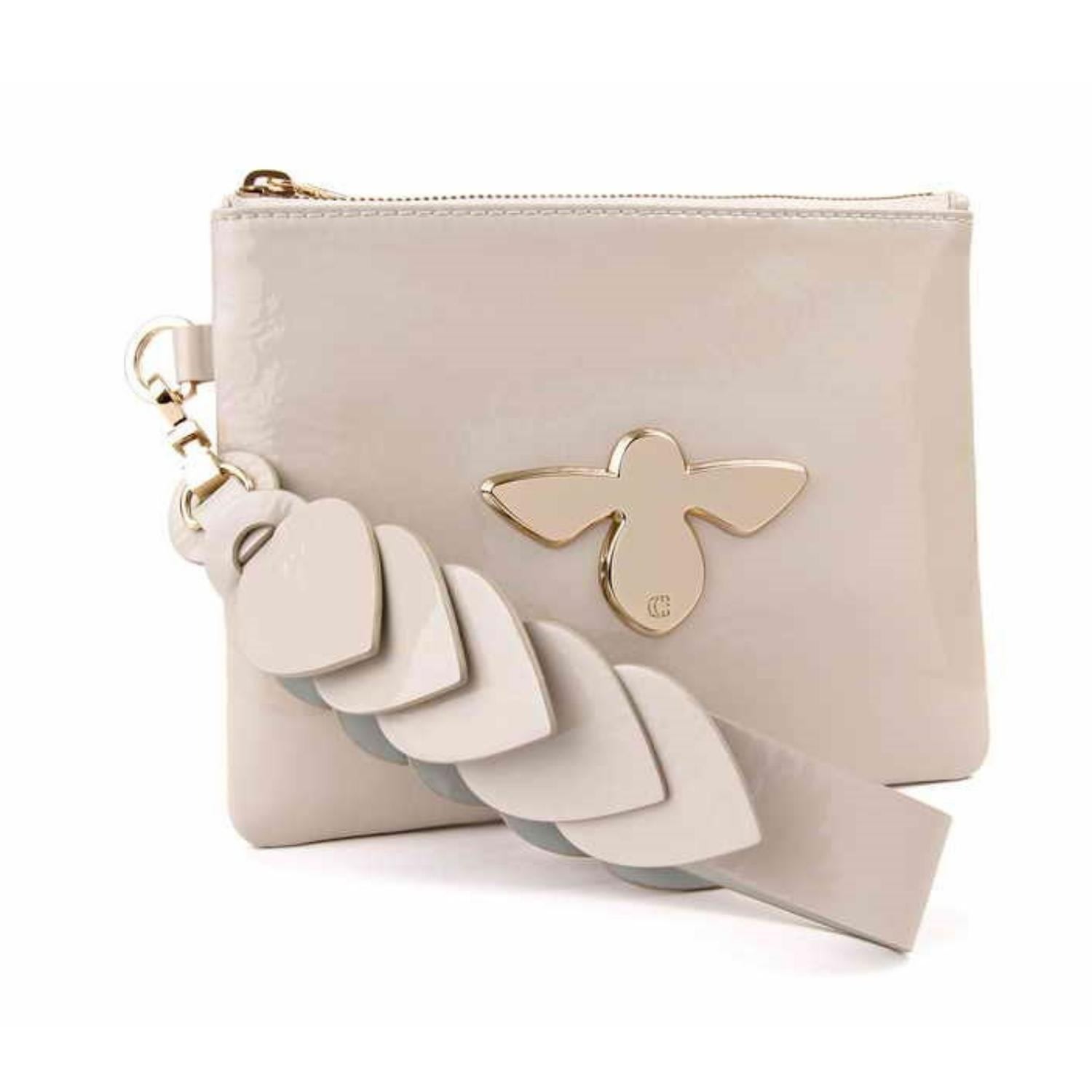 Women’s Bee Clutch - Neutrals One Size Cecily Clune