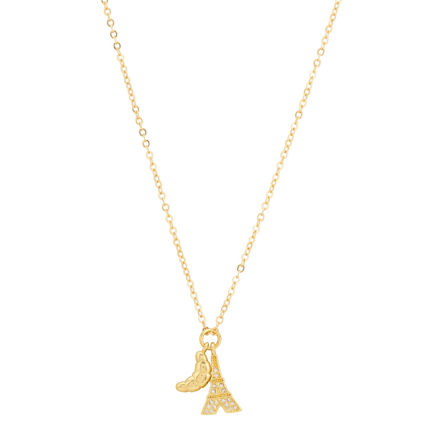 Zarfie Women's Gold Made In Paris Necklace
