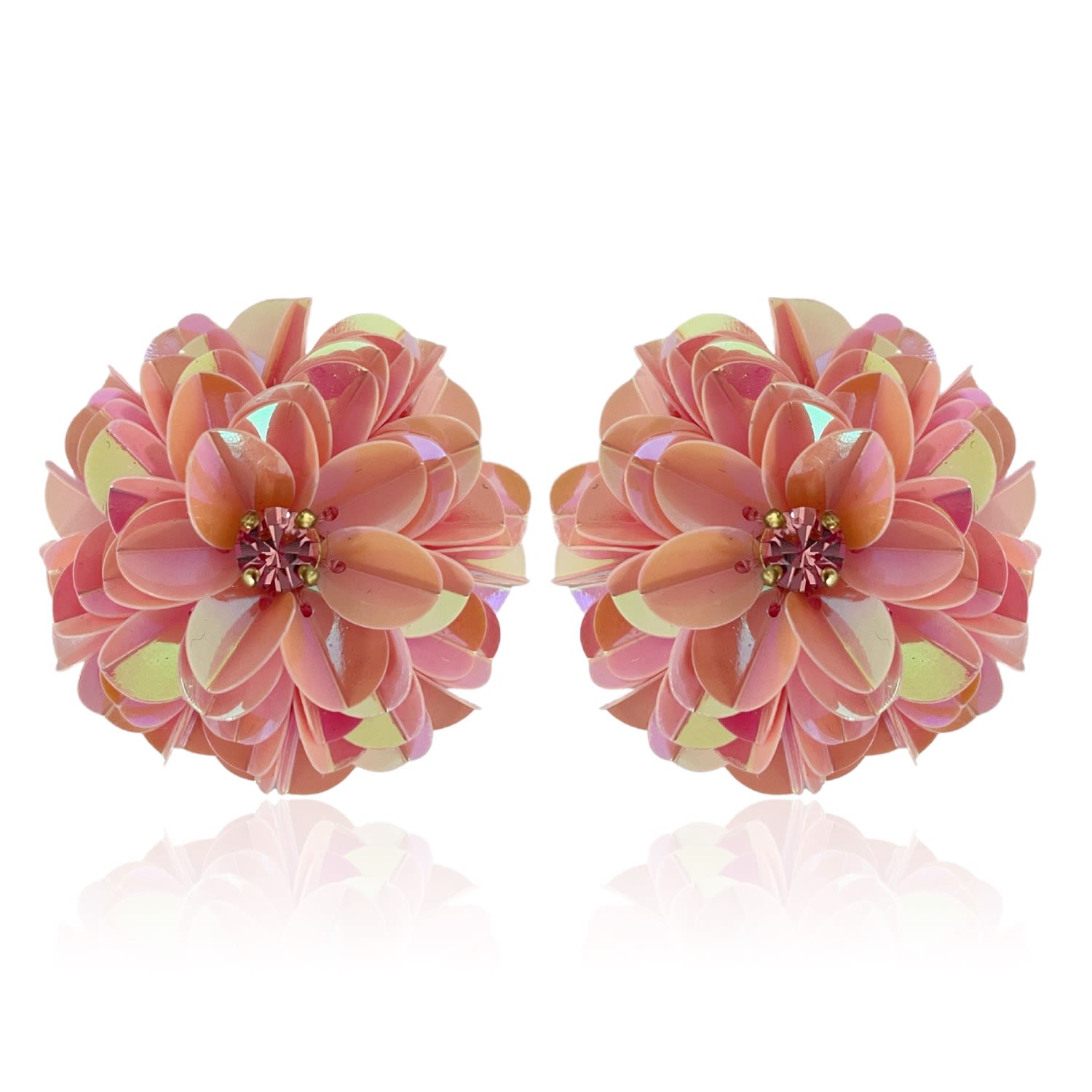 Women’s Pink / Purple Blossom Studs Pink Pinar Ozevlat