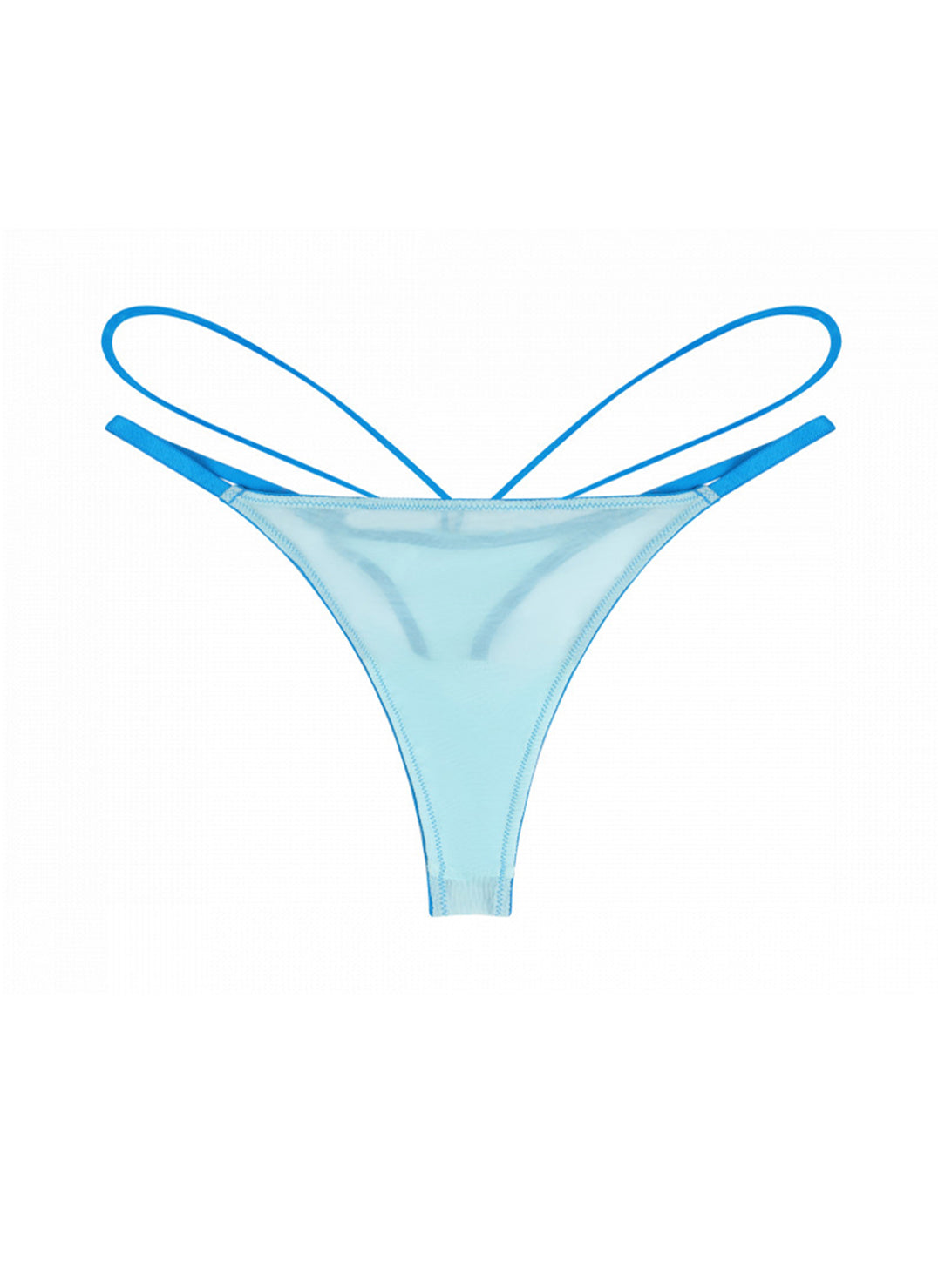 La Tribeau Women's Blue Milky Way Thong In Blue