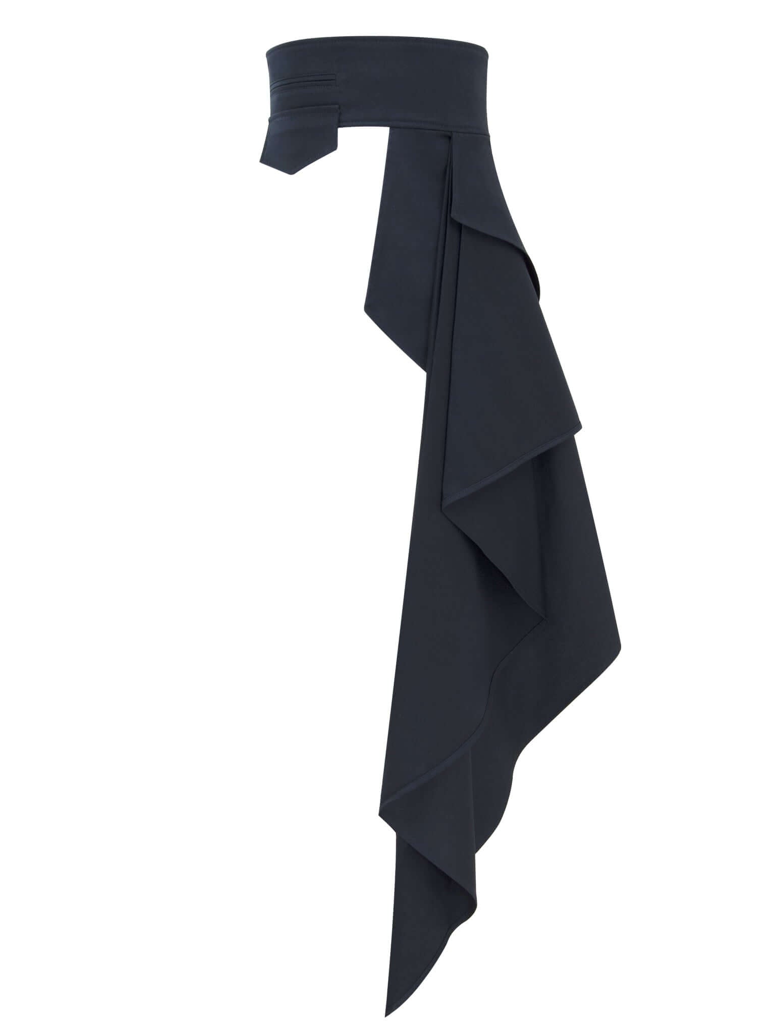 Tia Dorraine Women's Black Elegance Theory Statement Maxi-length Belt In Black