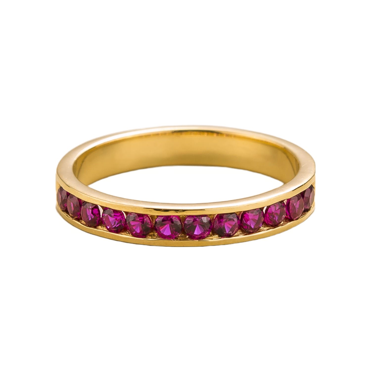 Women's Gold / Red Margo Ring In Ruby | Juvetti