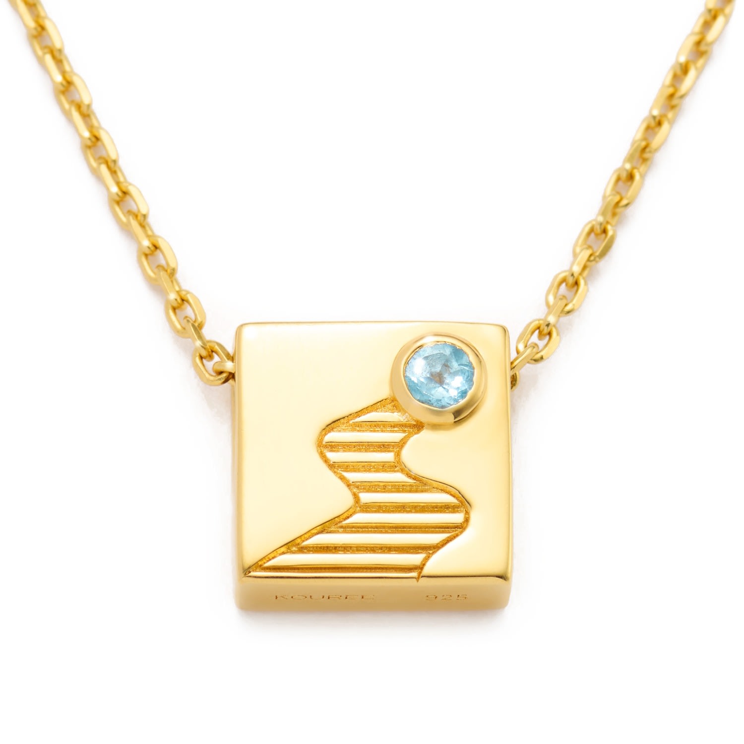 Women&rsquo;s Gold &rsquo;You Know The Way&rsquo; Necklace Pendant Charm | Kouree